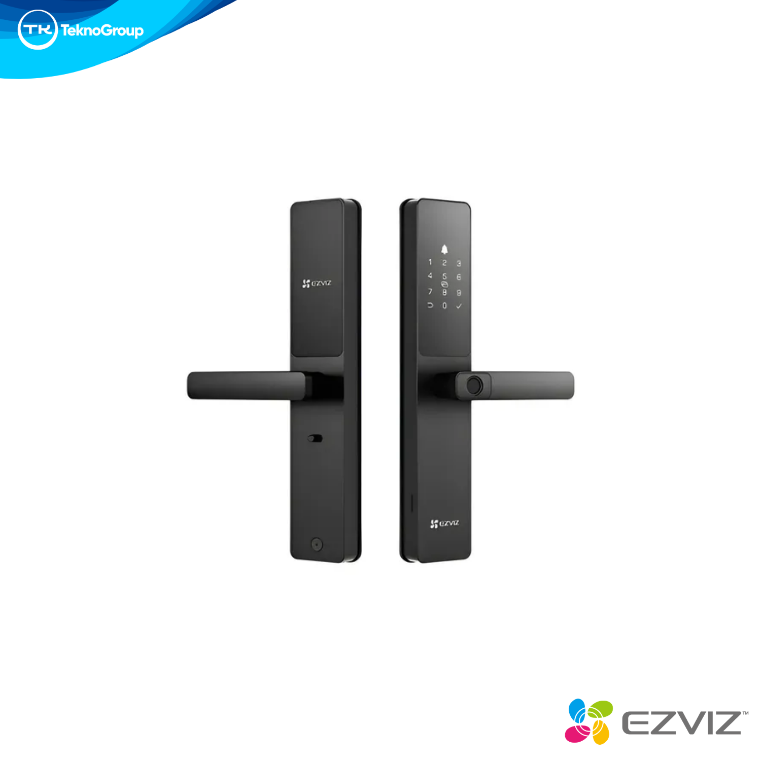 Cerradura Inteligente Wi-Fi EZVIZ - Huella, Código, Tarjeta, App, Batería Recargable USB-C, Timbre, Antiespía e Intrusión