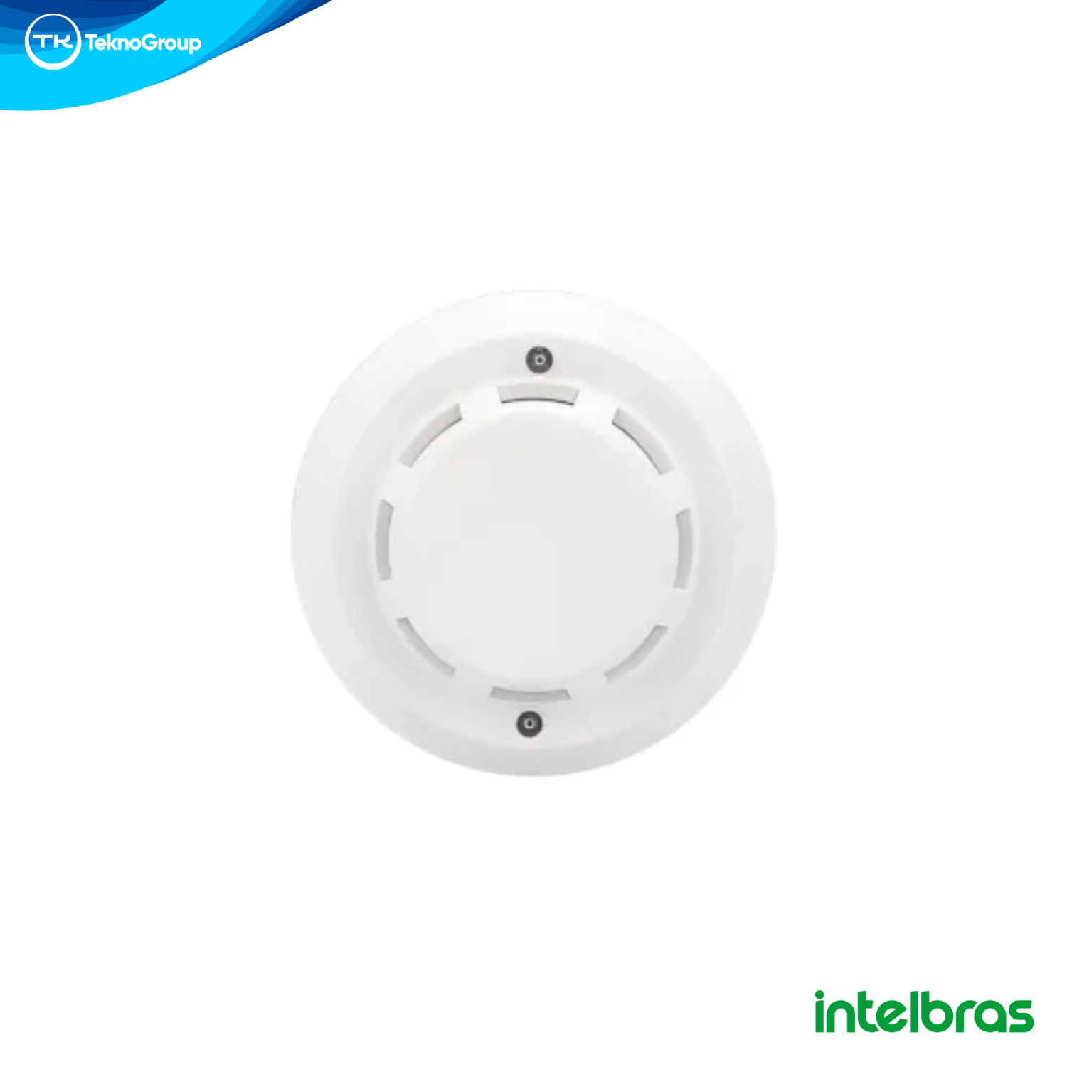 Detector de Gas Natural y GLP Intelbras con Alarma Sonora y Salida de Relé - Detección Temprana, Indicadores LED y Botón de Test