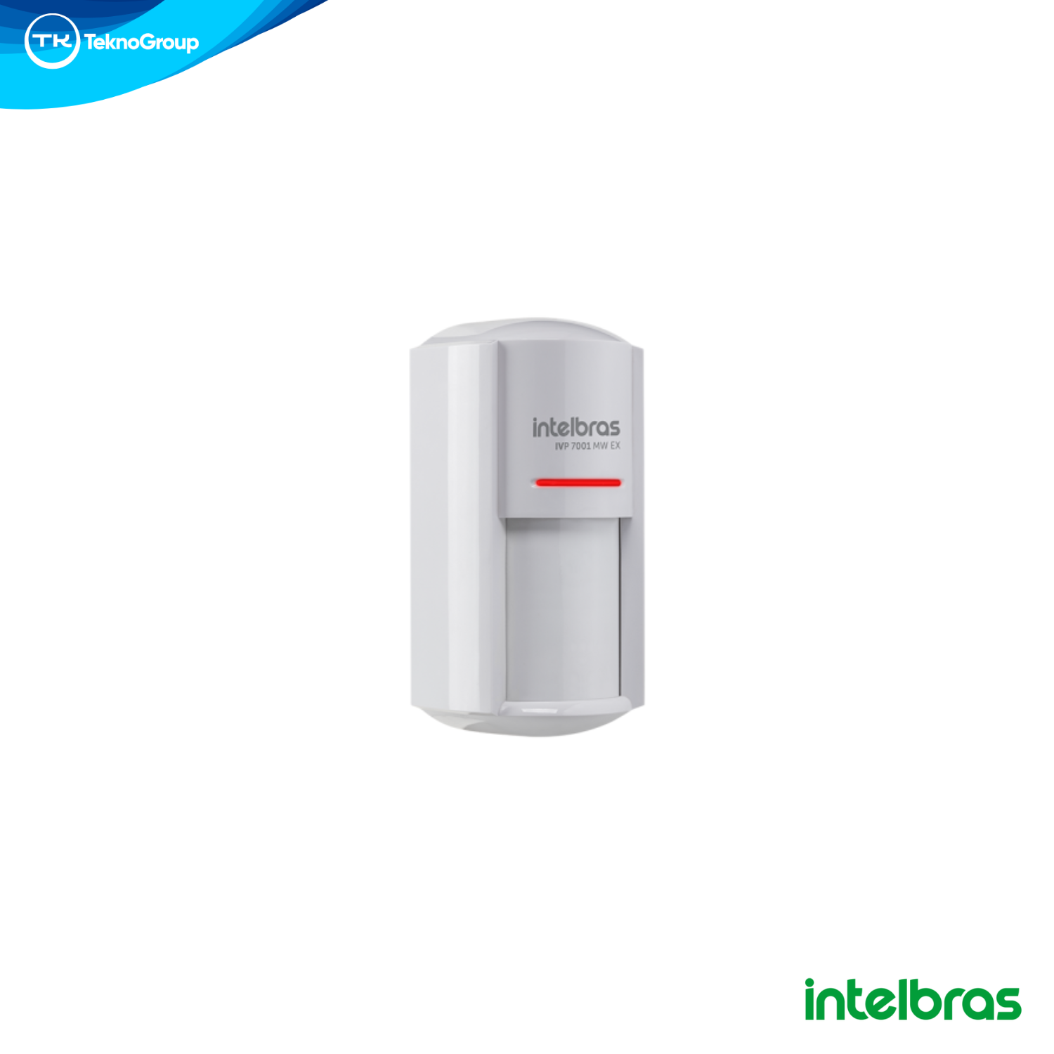 Sensor de Movimiento Triple Tecnología Exterior Intelbras - PIR y Microondas Escalonable, Cobertura 90° y 12m, Pet 20kg, 4 Sensibilidades