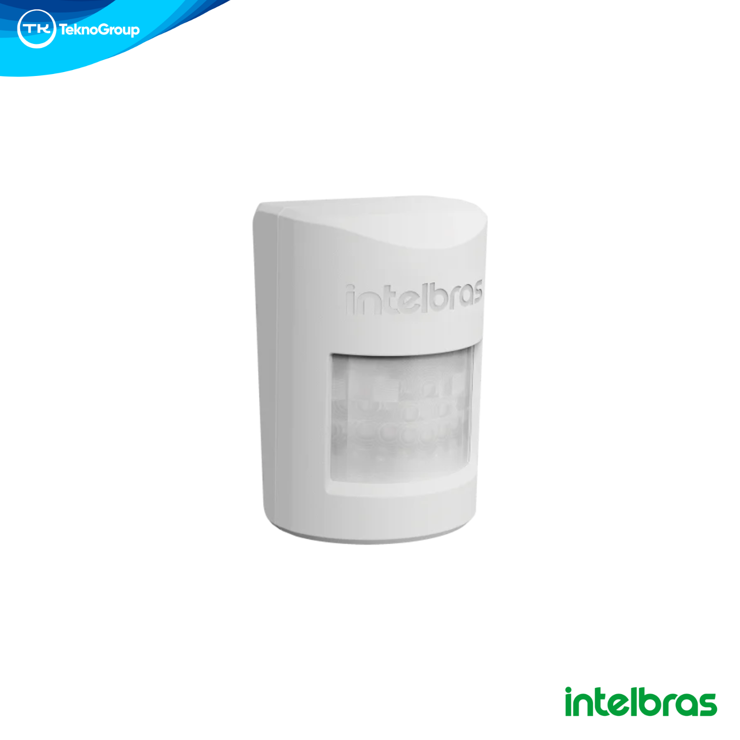 Sensor PIR Inalámbrico Supervisado Intelbras - Cobertura 90° y 12m, Pet Smart 20kg, Alcance 400m, 2 Sensibilidades y Batería Incluida