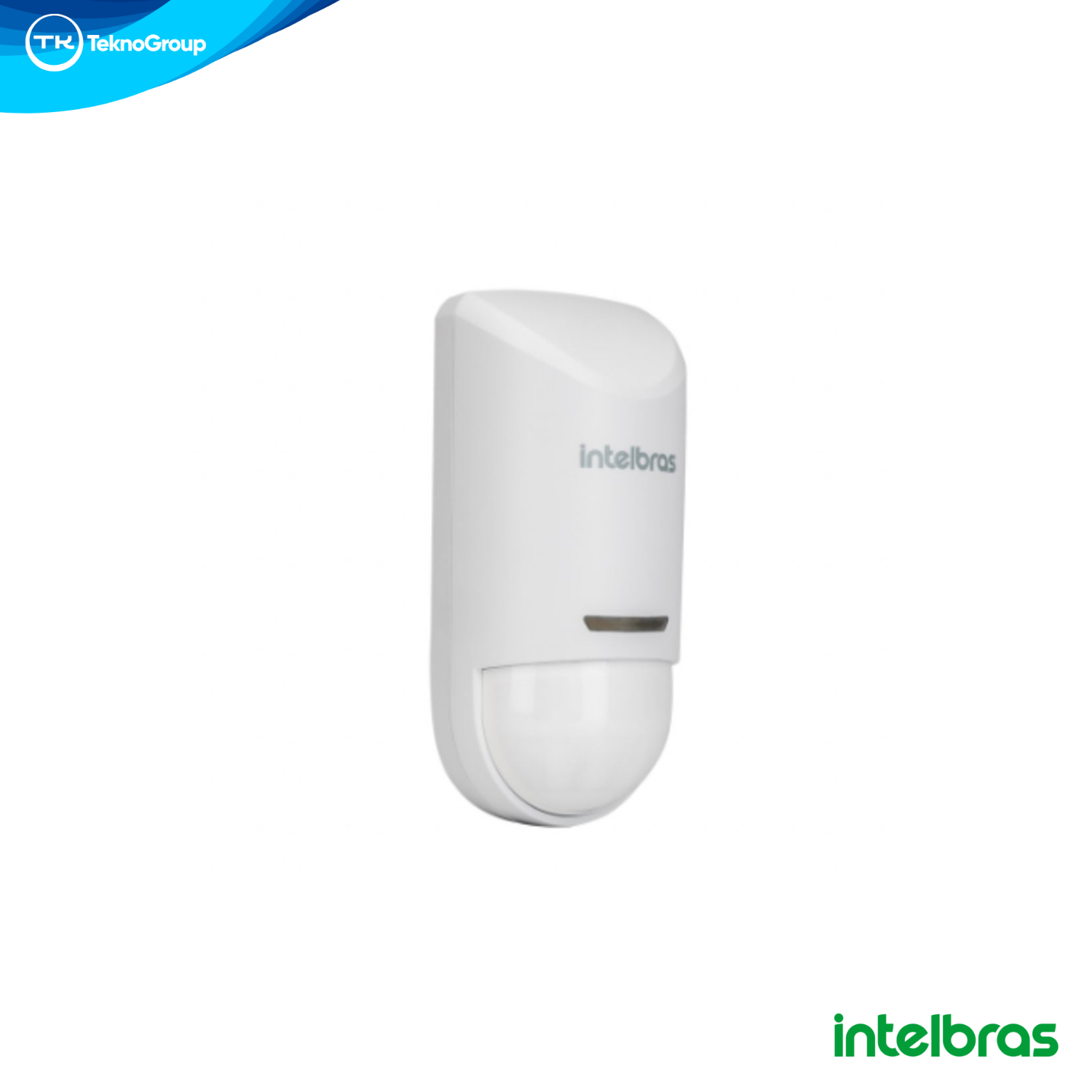 Sensor de Movimiento PIR Cableado Intelbras - Cobertura 110° y 12m, Lente Look Down sin Puntos Ciegos, Pet 15kg y 3 Sensibilidades