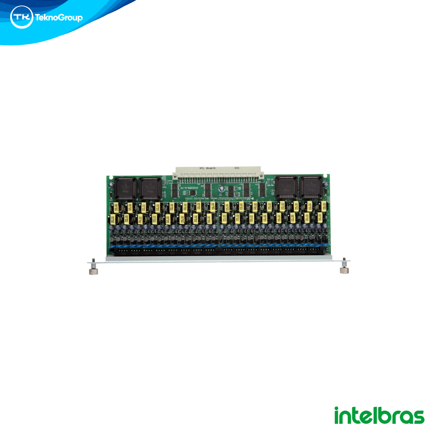 Placa de Expansión de 32 Extensiones para Centrales Condominales Intelbras - Compatible con CP 192 y CP 352, Alta Confiabilidad