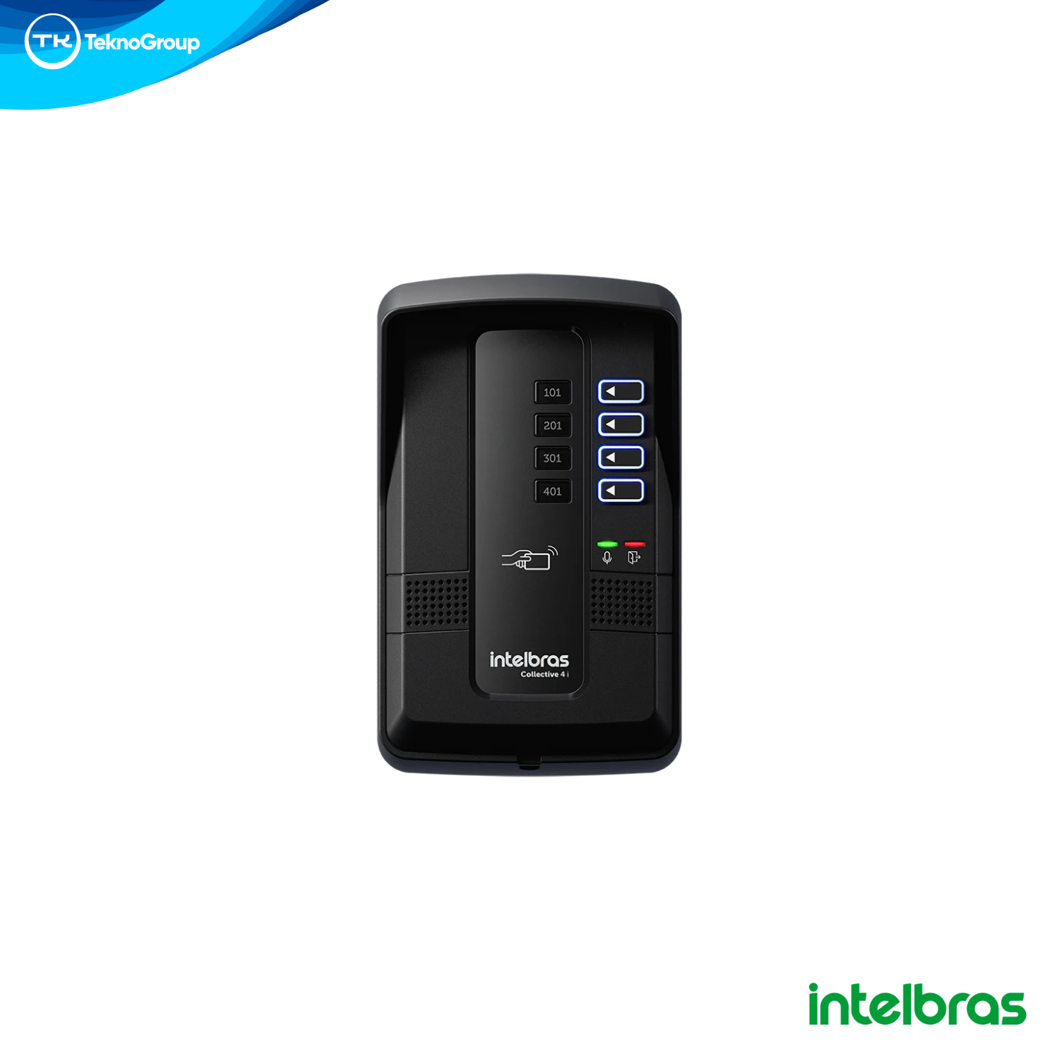 Detector de Humo Fotoeléctrico Convencional 4 Hilos Intelbras 12V/24V - Cobertura Full Vision 360°, LED de Estado y Bajo Consumo