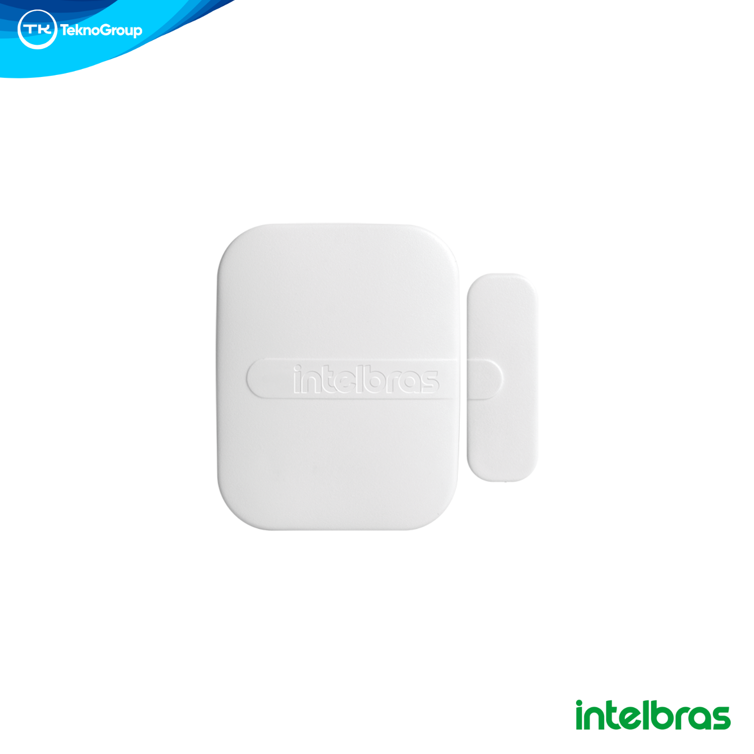 Sensor Magnético Inalámbrico de Apertura Intelbras 433MHz - Doble Modulación OOK/FSK, LED Indicador y Aviso de Batería Baja