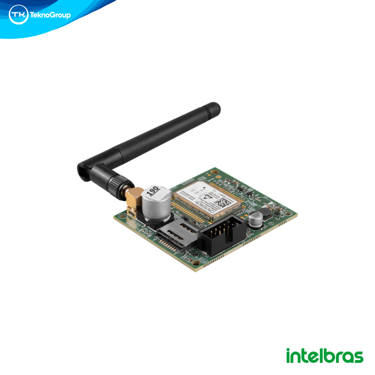 Módulo Comunicador Celular GPRS 2G Intelbras para Centrales Smart - Reporte a 2 Destinos IP, Test Periódico de 1 Minuto y Plug & Play