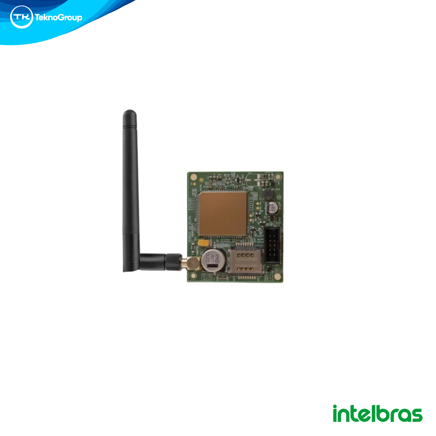 Módulo Comunicador Celular 4G LTE Intelbras para Centrales Smart - Reporte a 2 Destinos IP, Test Periódico de 1 Minuto y Plug & Play