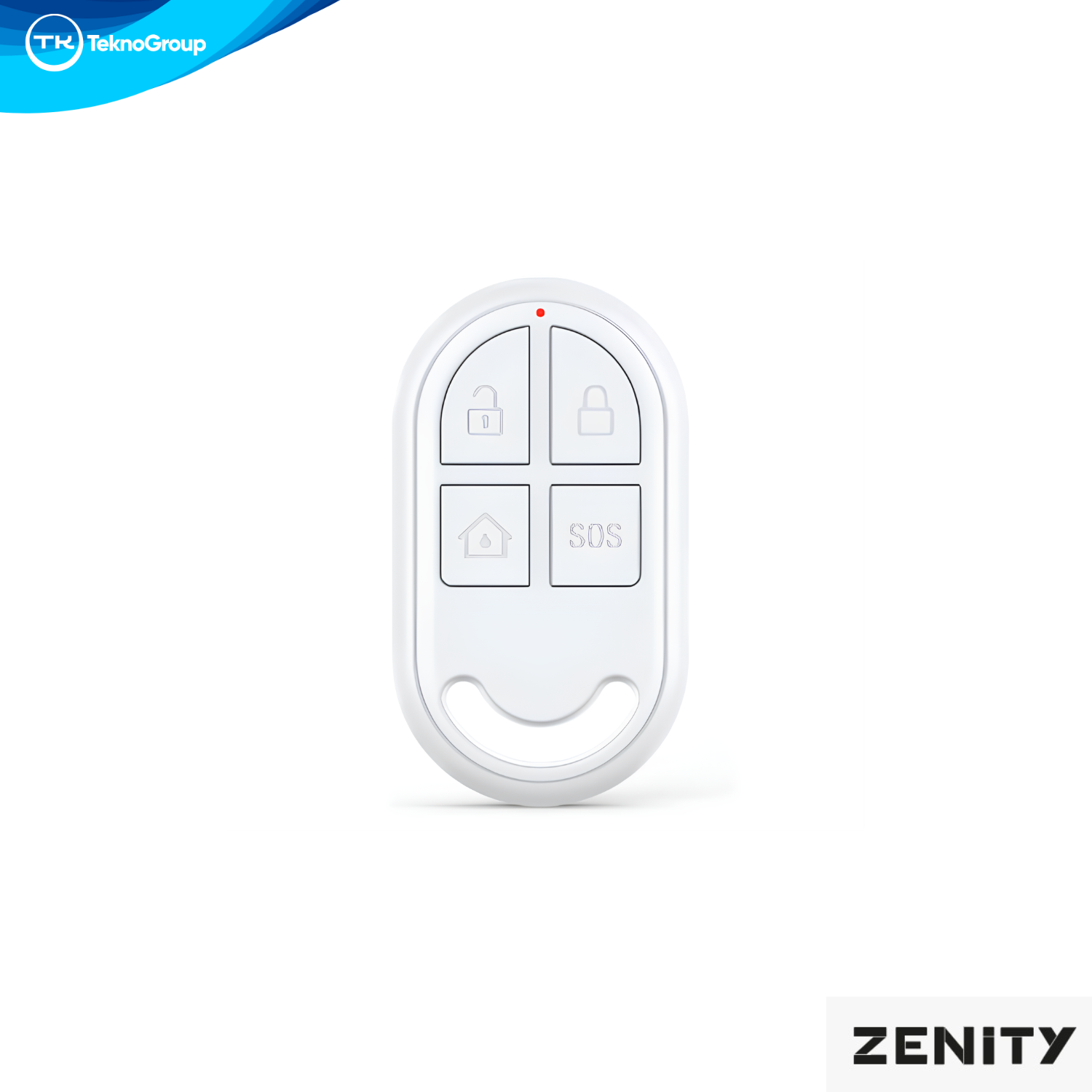 Control Remoto Inalámbrico 433 MHz Zenity - ZN-R01, Alcance 80M, Batería CR2025