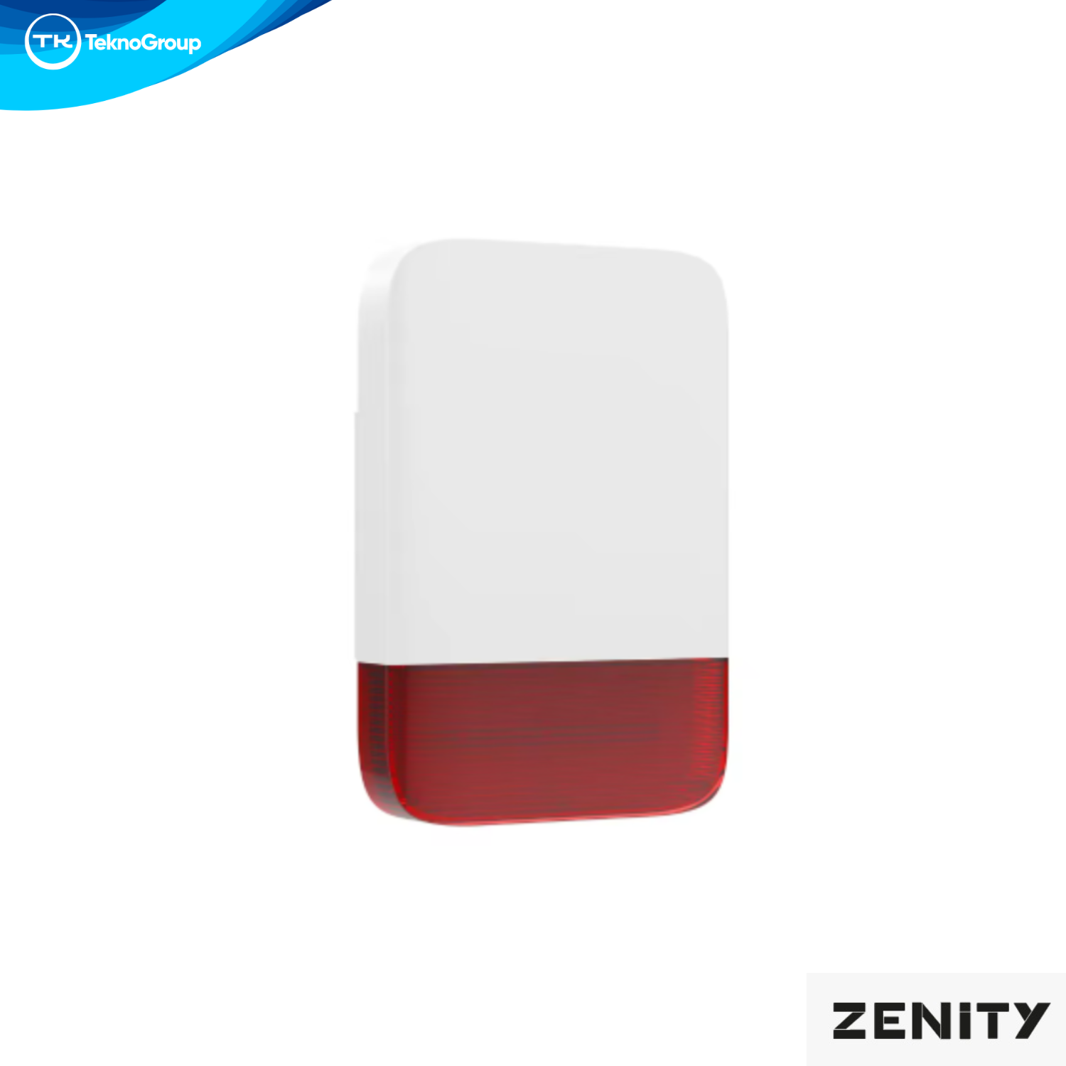 Sirena Exterior Inalámbrica/Cableada 120dB 5000mAh Zenity - ZN-SN30, Solar Opcional