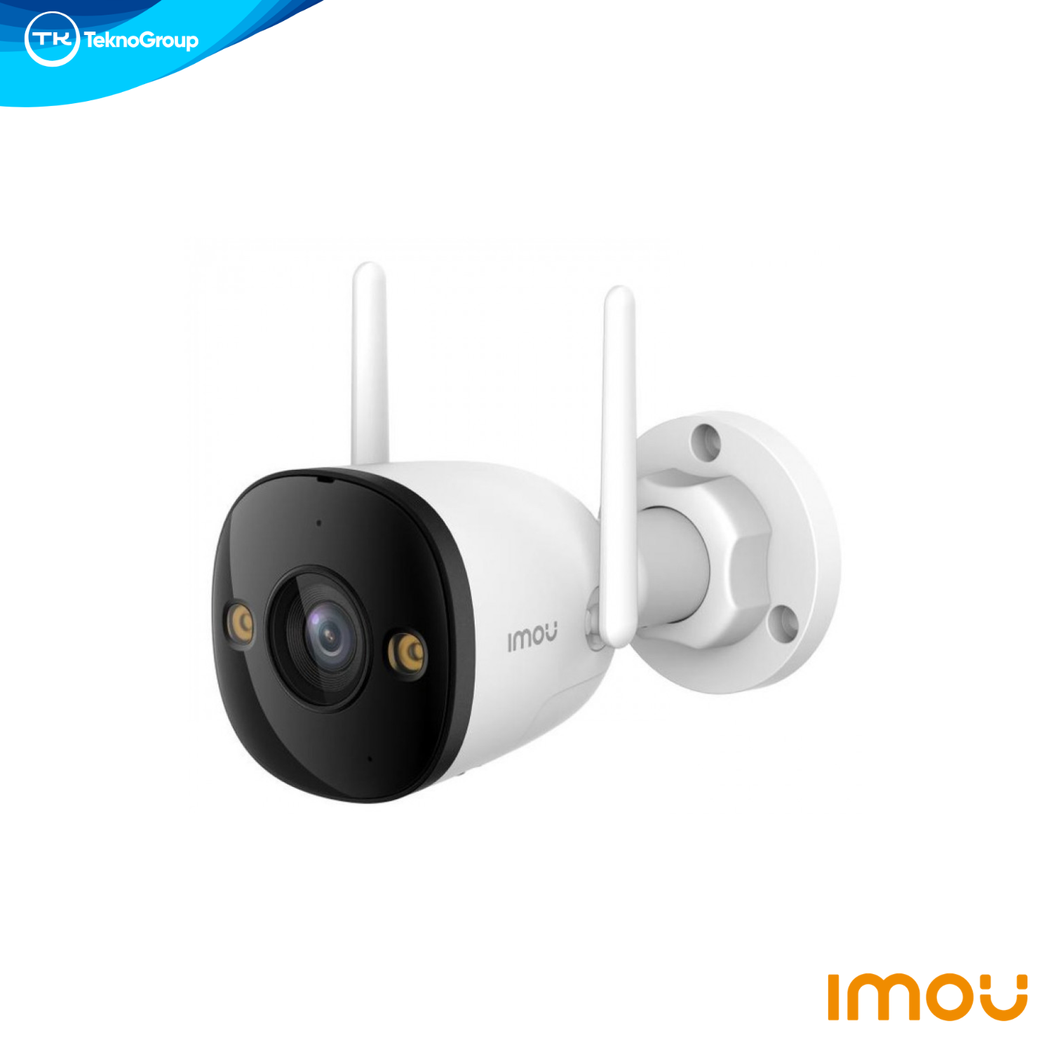 Cámara IP WiFi Exterior Imou Bullet 5MP 2.8mm - Alarma Luz Roja y Azul, Detección de Personas y Vehículos, Micrófono, IP67, MicroSD 512GB