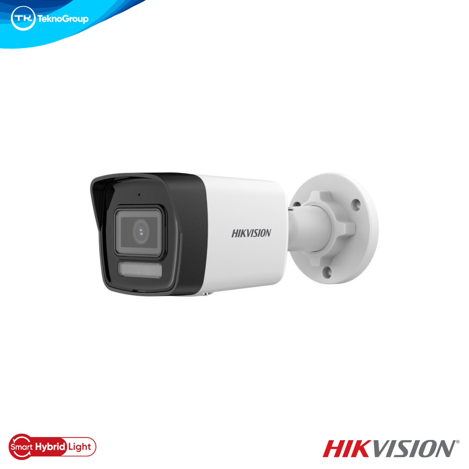 Cámara IP Bullet 2MP Hikvision DS-2CD1023G2-LIU 2.8mm - Smart Hybrid Light 30m, Micrófono, PoE, H.265+, Plástica IP67