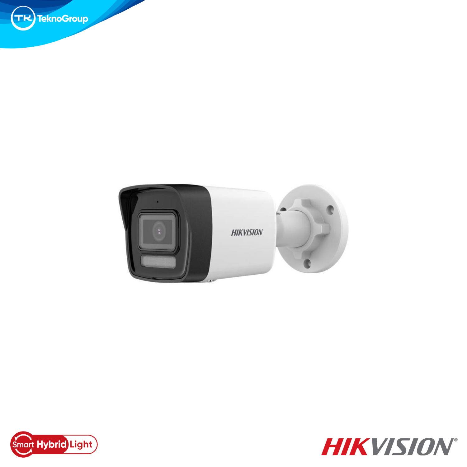 Cámara IP Bullet 2MP Hikvision DS-2CD1023G2-I 2.8mm - Smart Hybrid Light 30m, Audio 2 Vías, PoE, MicroSD 512GB, Plástica IP67