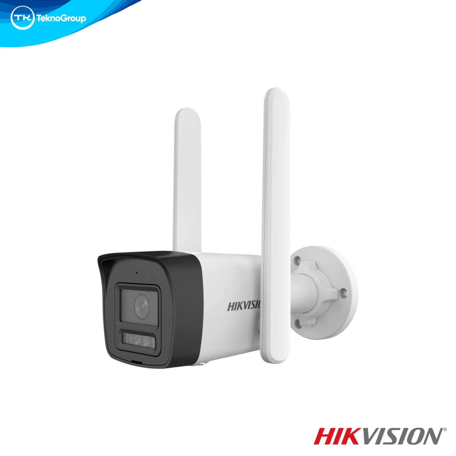 Cámara 4G Bullet 4MP Hikvision DS-2CD1043G2-LIDUF/4G/SL 2.8mm - Smart Hybrid Light 30m, Sirena, Audio 2 Vías, MicroSD 512GB