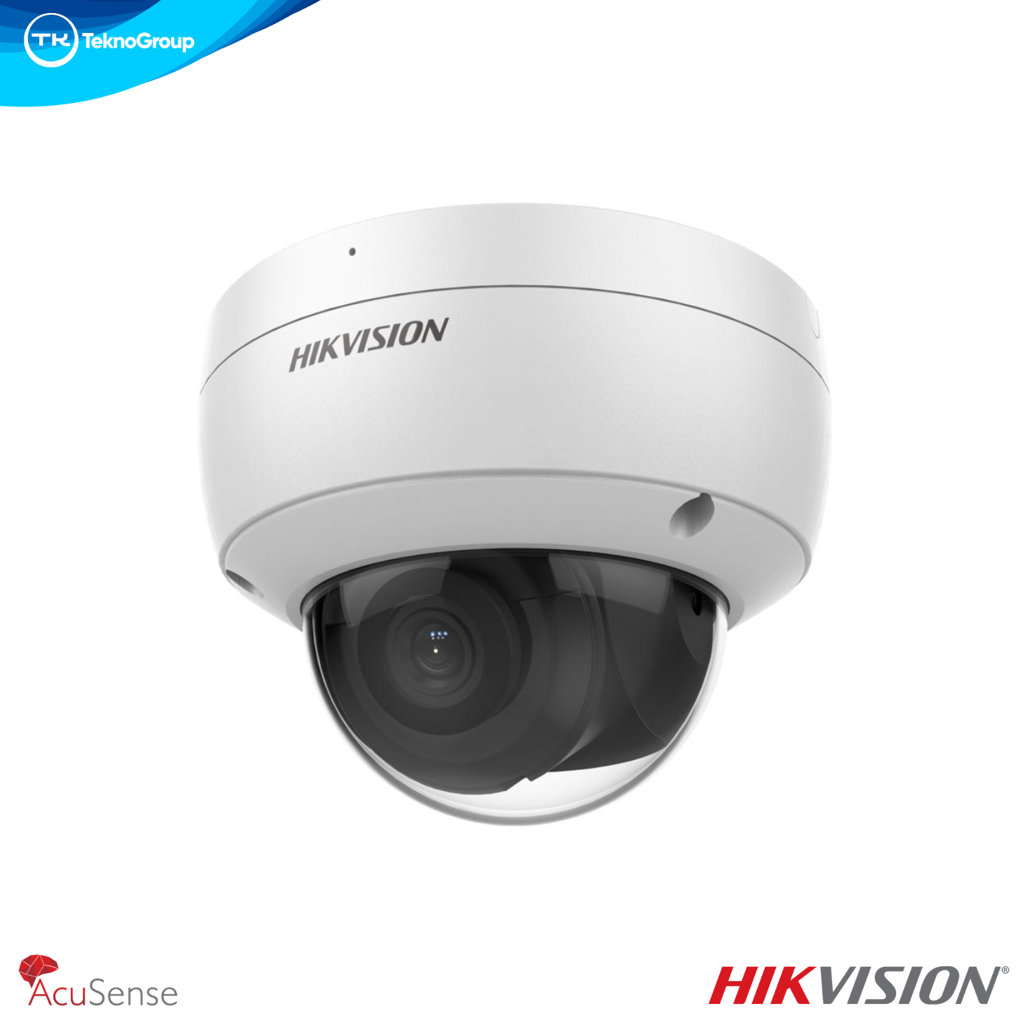 Cámara IP Domo 2MP Hikvision DS-2CD1123G0E-I 2.8mm - IR 30m EXIR, PoE, Metálica IP67 IK10