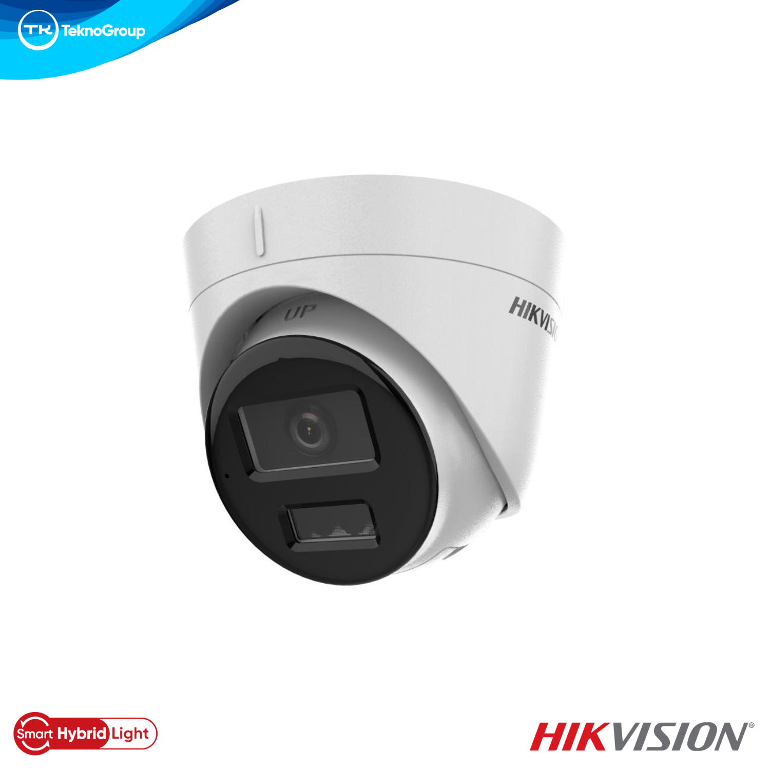 Cámara IP Domo 2MP Hikvision DS-2CD1323G2-IUF 2.8mm - Smart Hybrid Light 30m, Micrófono, PoE, MicroSD 256GB, IP67