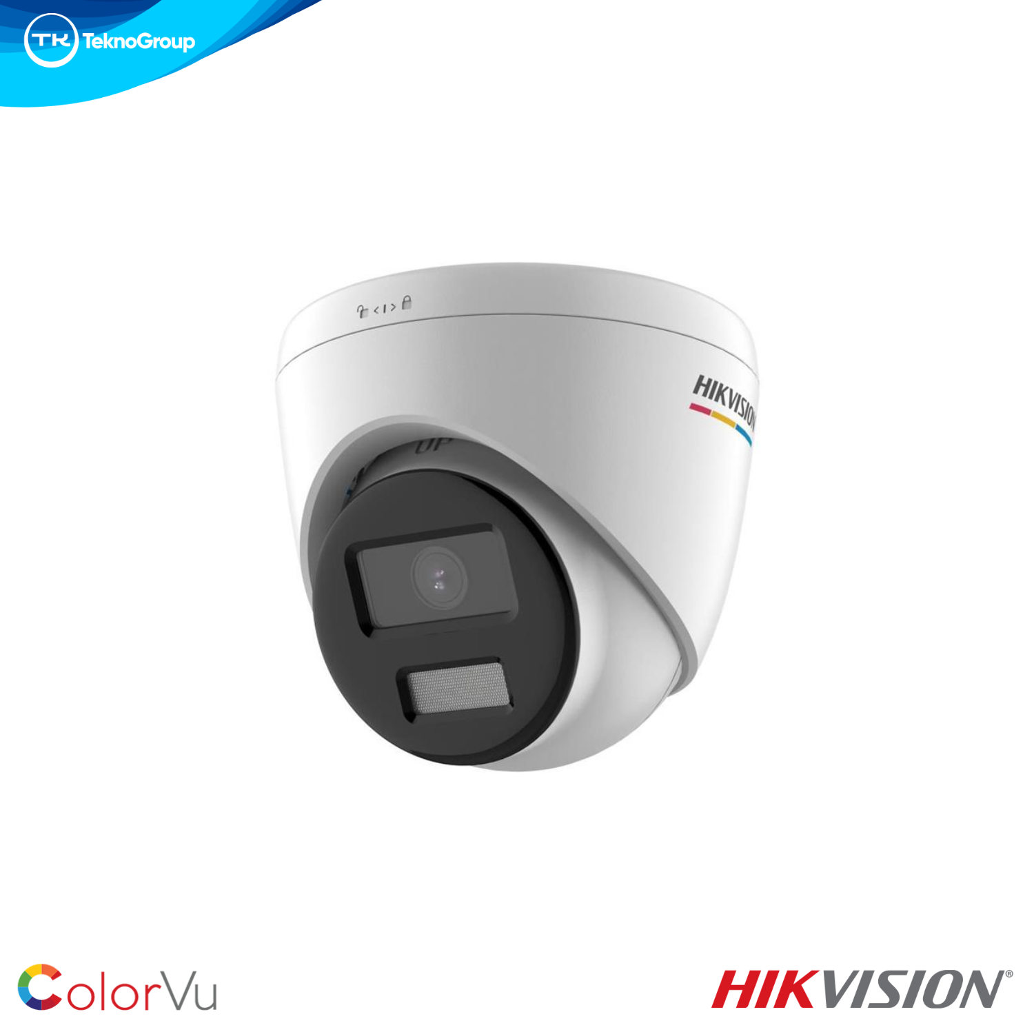 Cámara IP Domo 4MP Hikvision DS-2CD1347G2-L 2.8mm - ColorVu Luz Blanca 30m, PoE, IP67