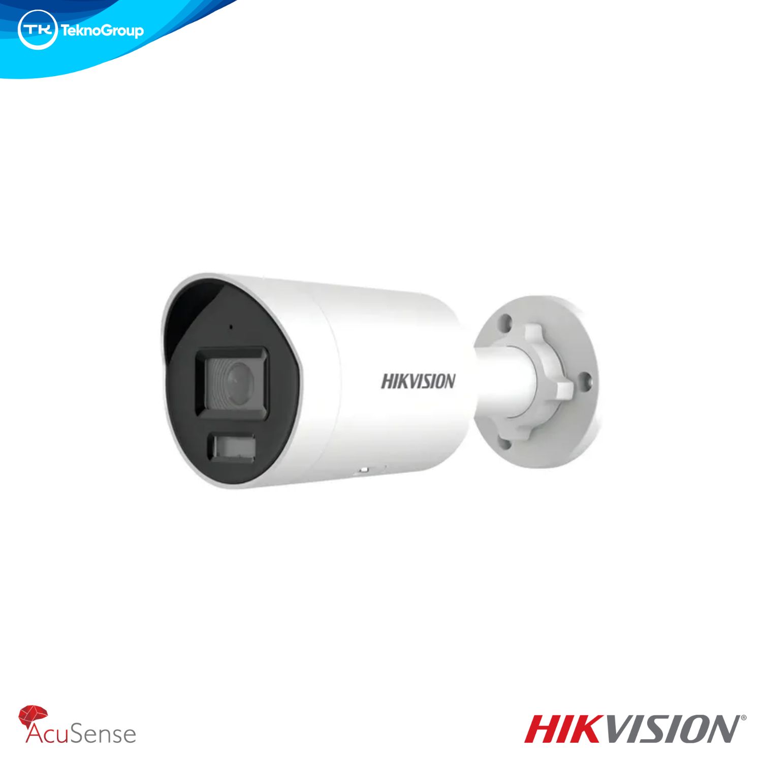 Cámara IP Bullet 2MP Hikvision DS-2CD2023G2-IU 2.8mm - AcuSense IA, Micrófono, IR 40m, WDR 120dB, PoE, MicroSD 512GB, Metálica IP67
