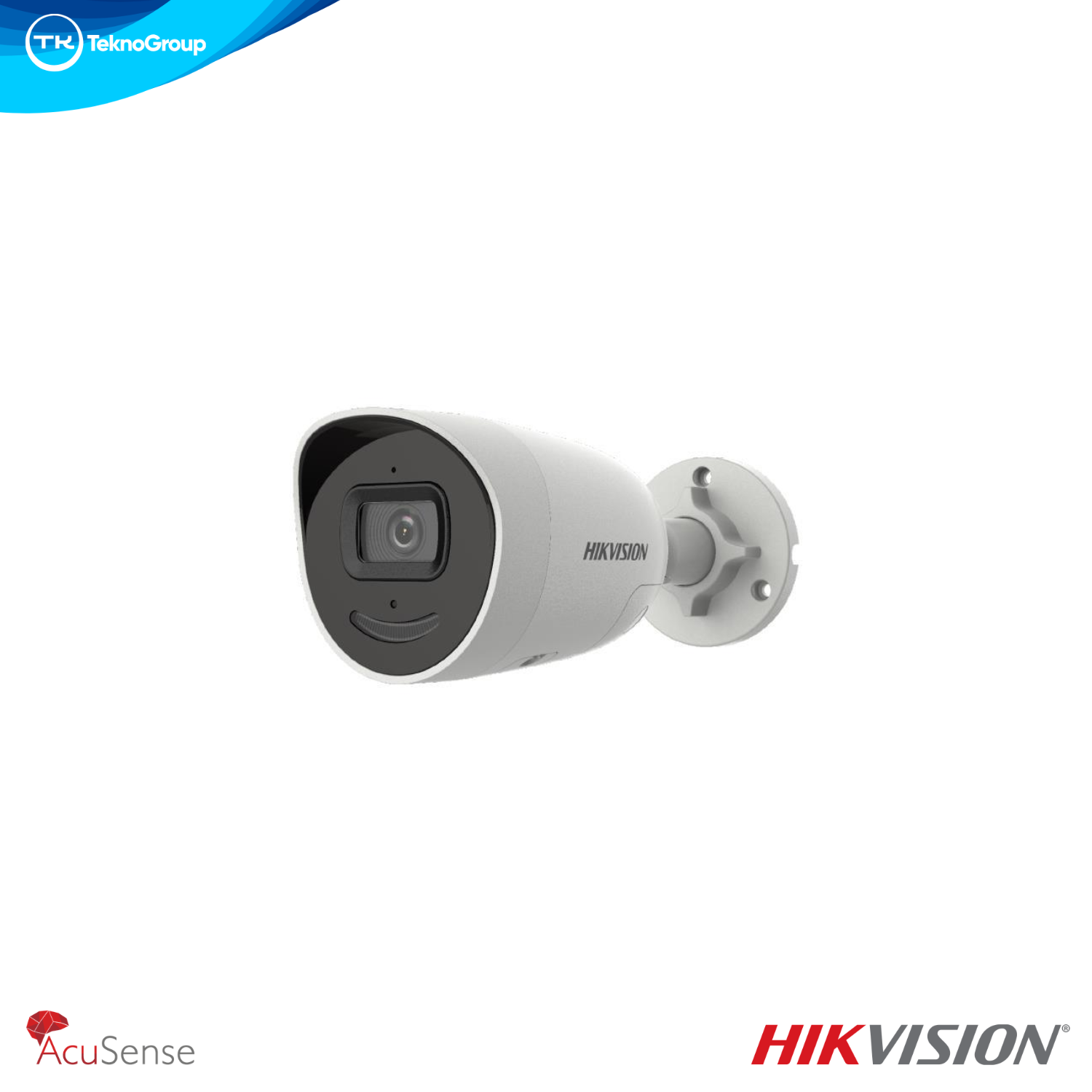 Cámara IP Bullet 2MP Hikvision DS-2CD2023G2-IU 2.8mm - AcuSense IA, Micrófono, IR 40m, WDR 120dB, PoE, MicroSD 256GB, Metálica IP67