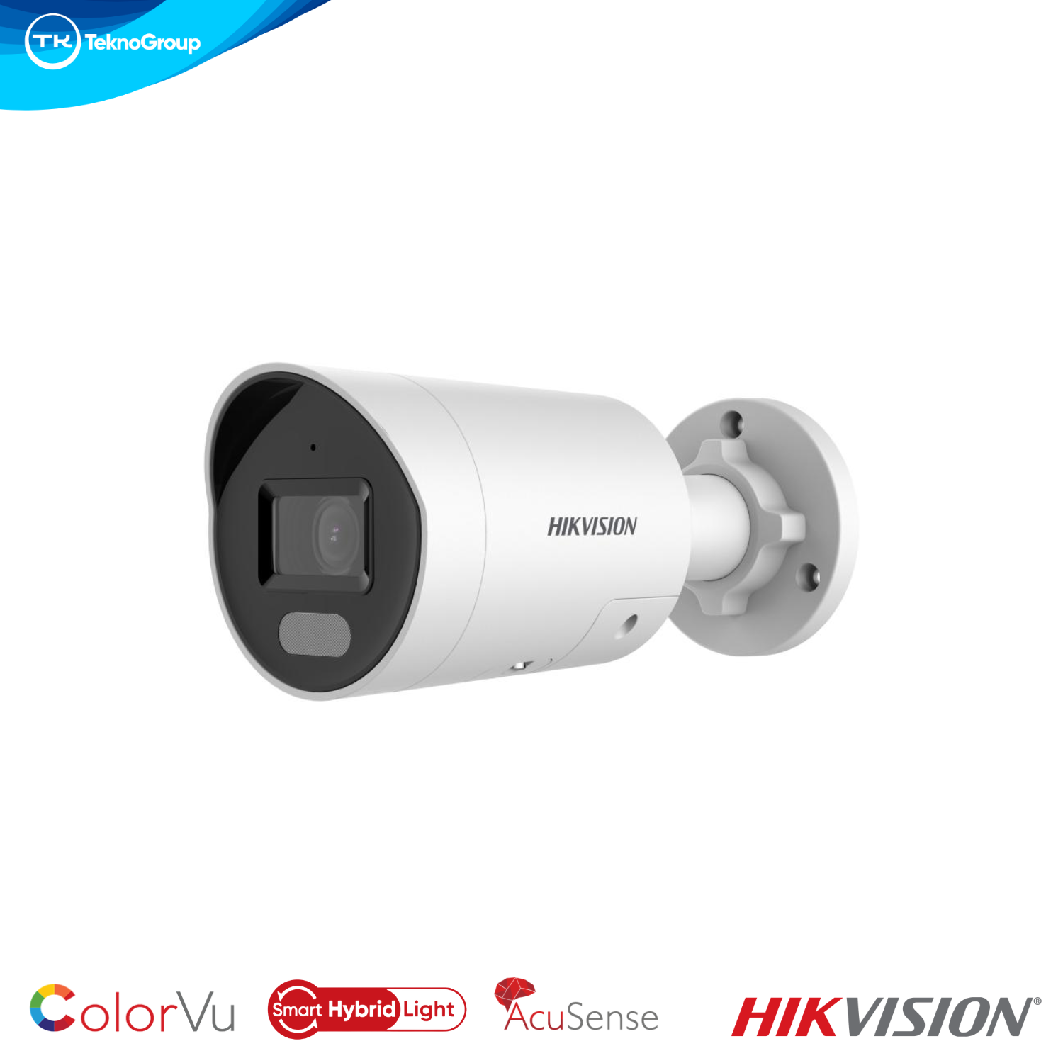 Cámara IP Bullet 4MP Hikvision DS-2CD2047G2H-LIU-SL 2.8mm - ColorVu Smart Hybrid Light 40m, Disuasión Activa, Audio 2 Vías, PoE, MicroSD 512GB, IP67