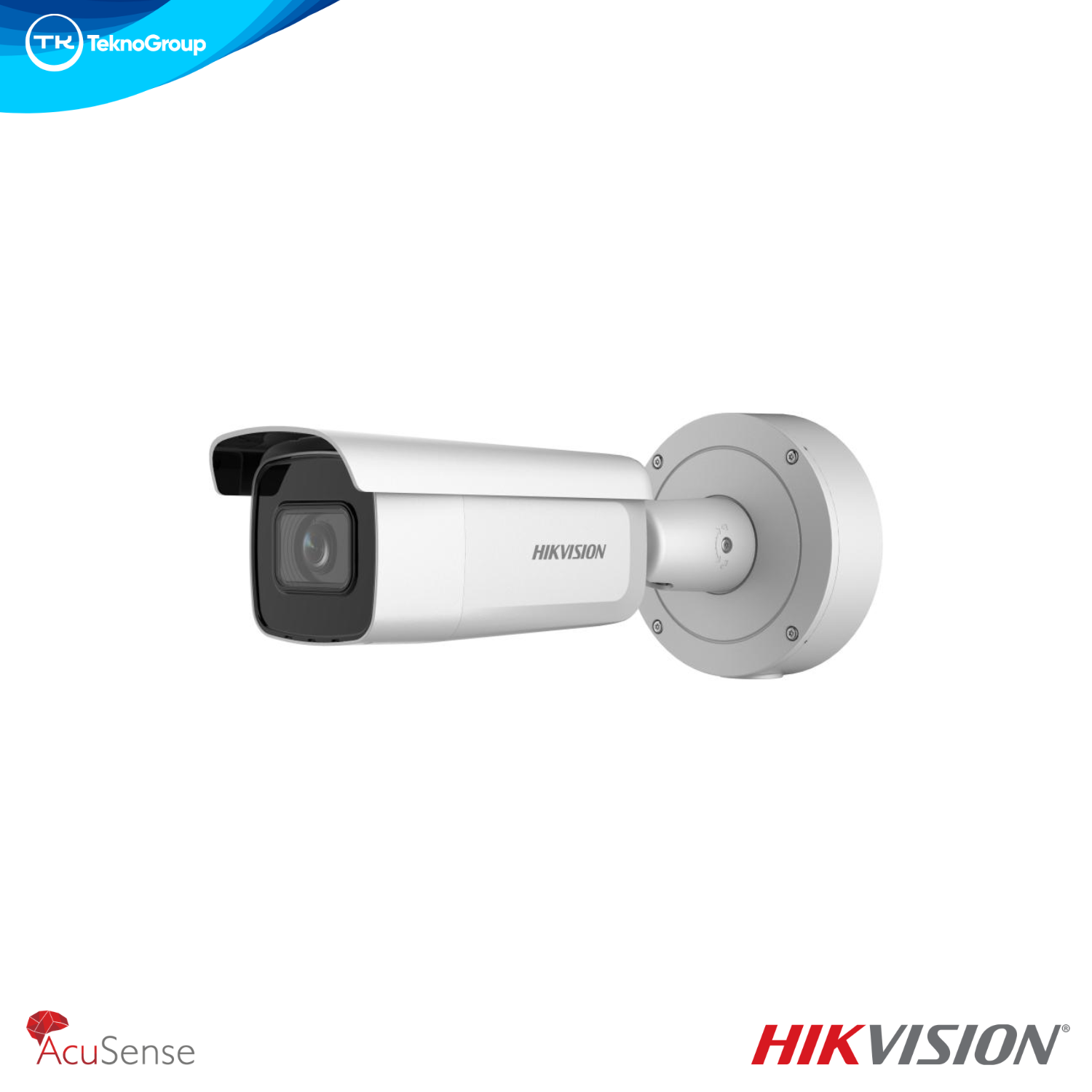 Cámara IP Bullet 2MP Hikvision DS-2CD2626G2-IZS 2.8-12mm Motorizada - DarkFighter AcuSense, IR 60m, WDR 120dB, PoE, MicroSD 256GB, IP67/IK10