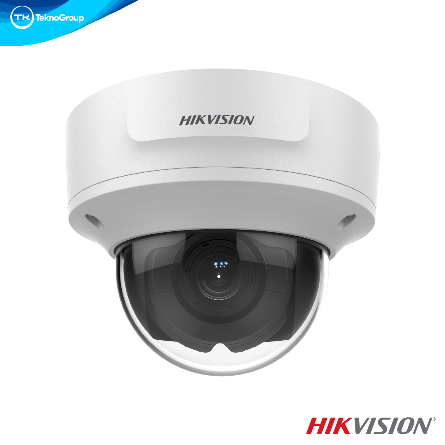 Cámara IP Domo 5MP Hikvision DS-2CD3751G0-IZS 2.7-13.5mm - Varifocal Motorizada, IR 40m, PoE, MicroSD 256GB, Metálica IP67 IK10