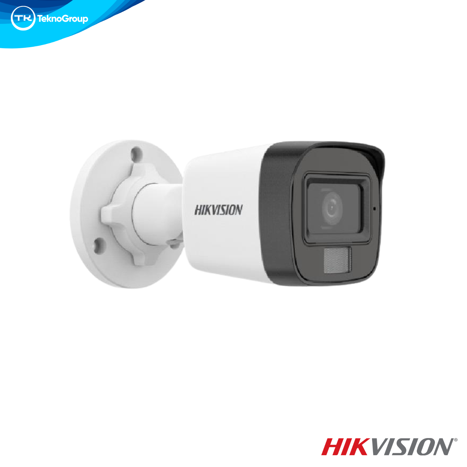 Cámara Mini Bullet HD-TVI 5MP Dual Light Hikvision DS-2CE16K0T-LPFS 2.8mm - IR/Luz Blanca 25m, Audio, IP67