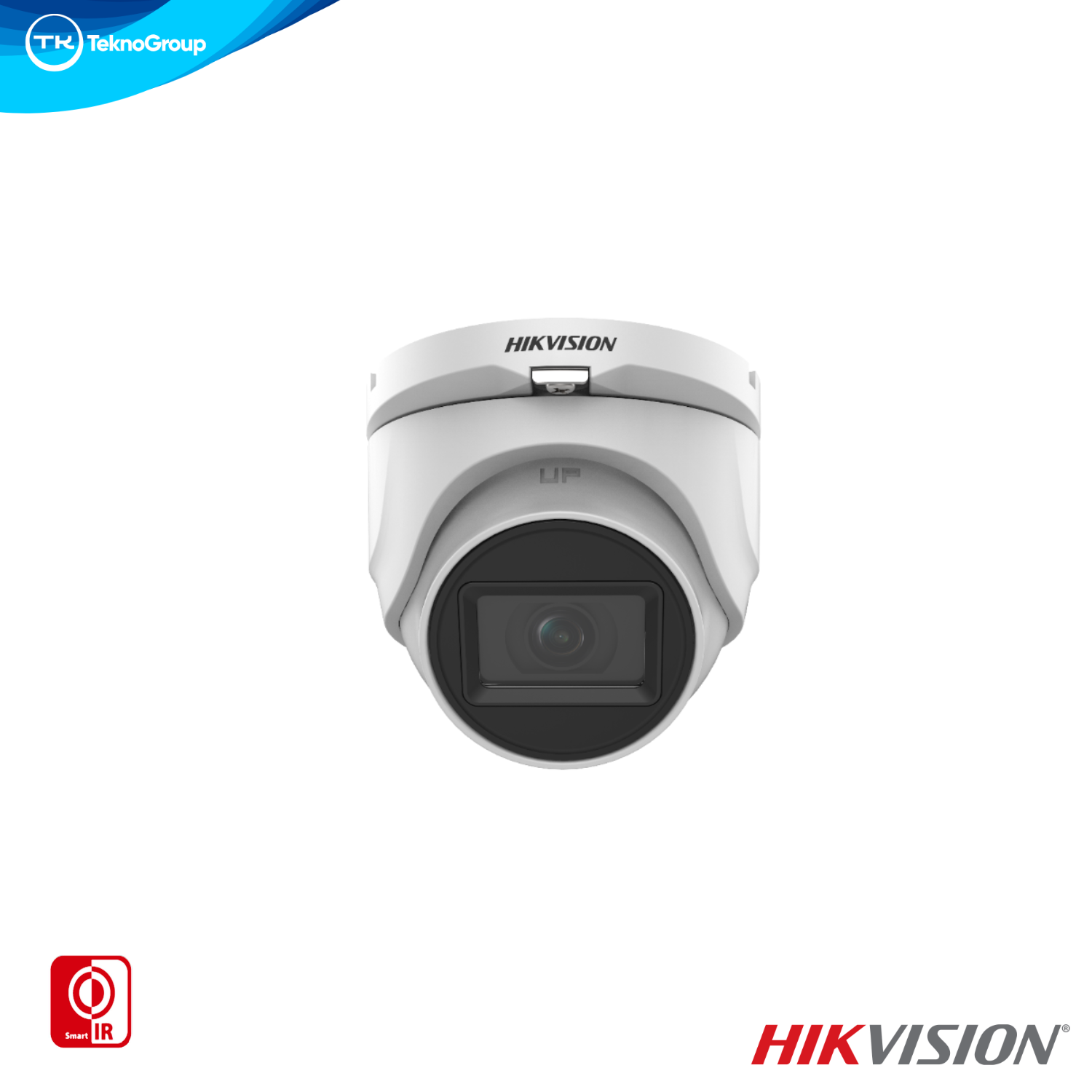Cámara Domo 2MP Hikvision DS-2CE76D0T-EXIMF 2.8mm - IR 20m Smart IR, 4 en 1 TVI/AHD/CVI/CVBS, Metálica IP67