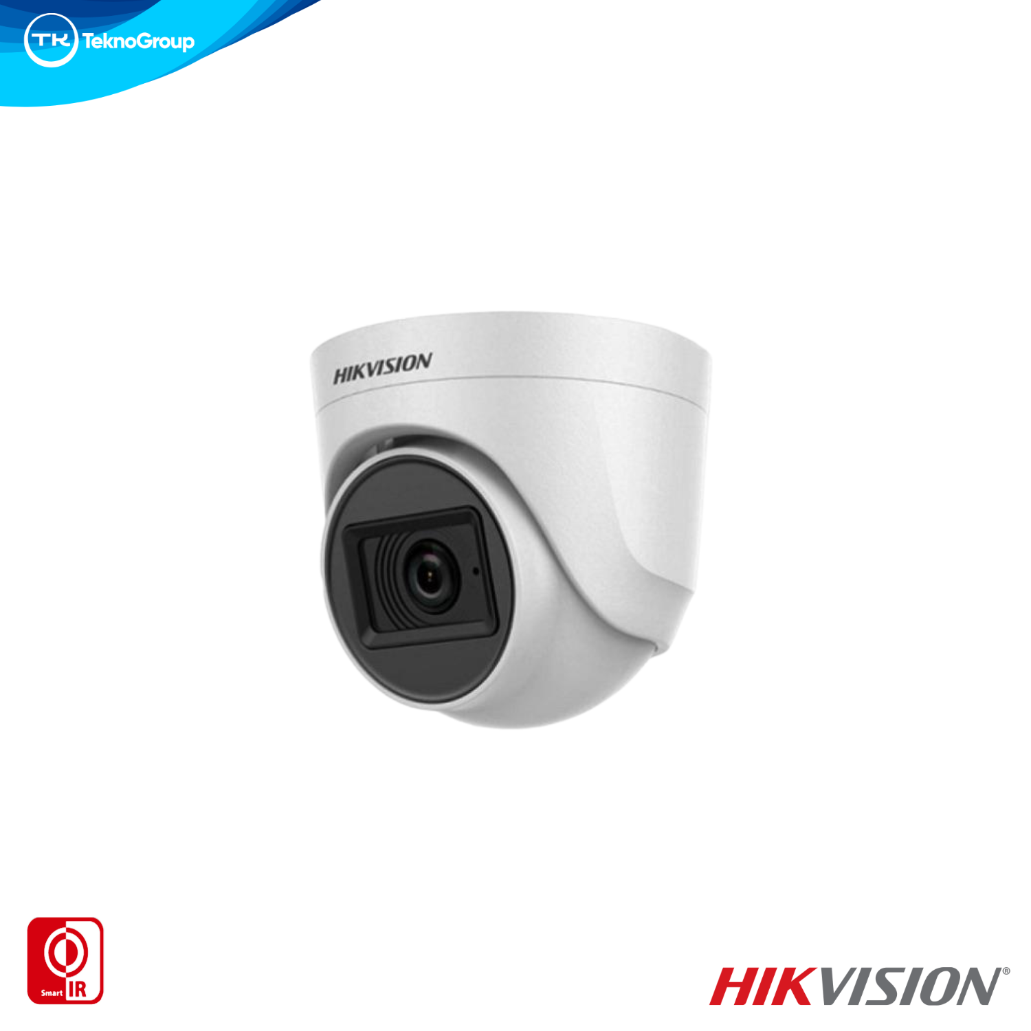 Cámara Domo 2MP Hikvision DS-2CE76D0T-EXIPF 2.8mm - IR 20m Smart IR, 4 en 1 TVI/AHD/CVI/CVBS, Plástica