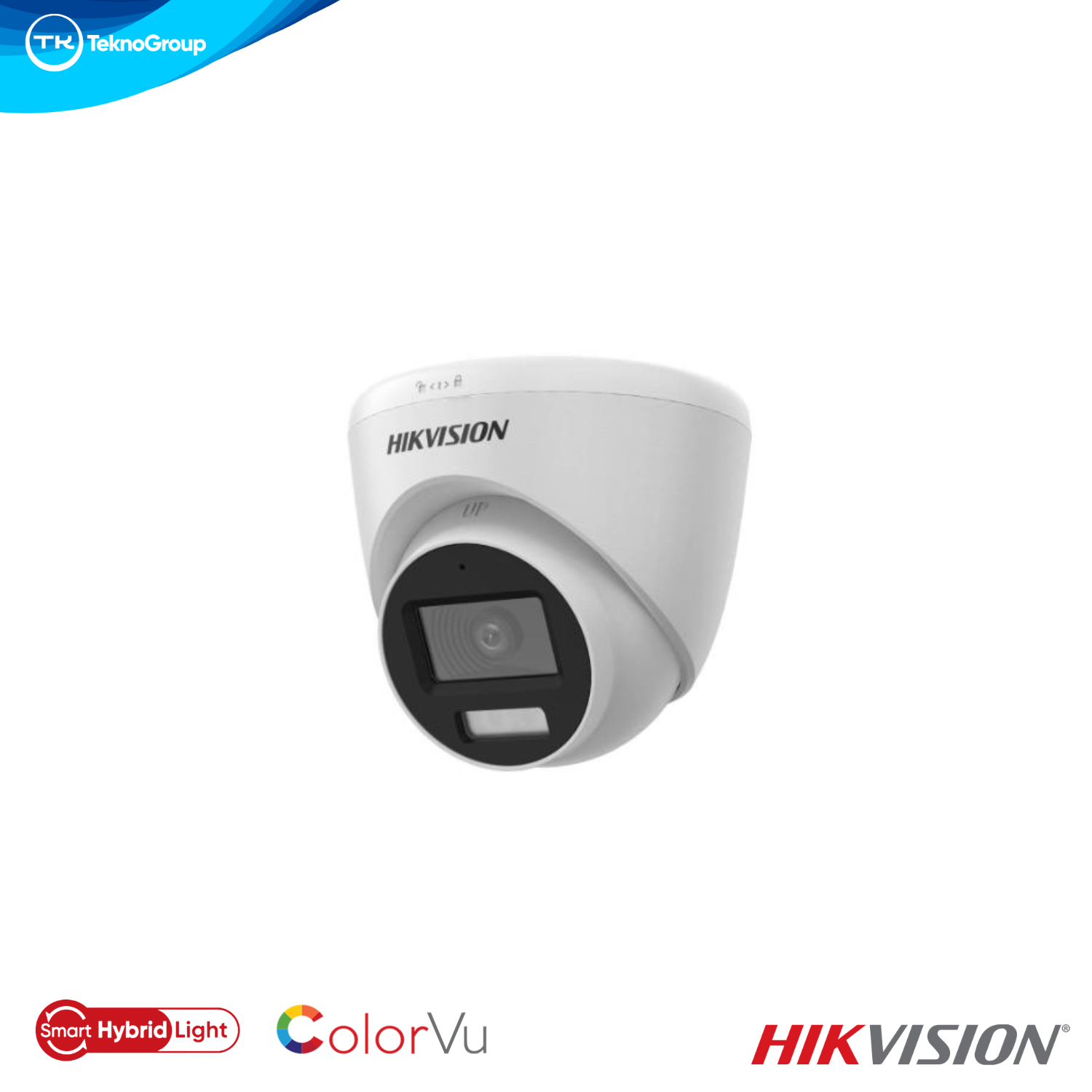 Cámara Domo 5MP Hikvision DS-2CE78K0T-LFS 2.8mm - Smart Hybrid Light 40m, Audio Coaxial, 4 en 1, Metálica IP67