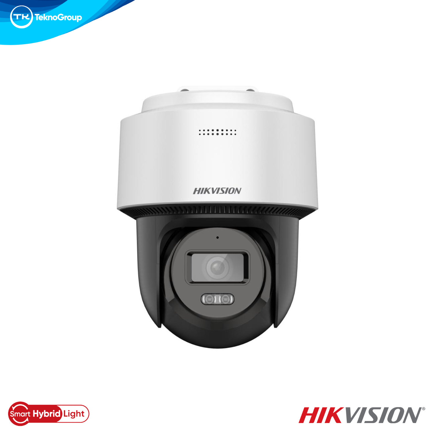 Cámara IP Domo Wi-Fi 6 2MP Hikvision DS-2DE2C200MWG/W 2.8mm - Smart Hybrid Light 25m, Audio 2 Vías, MicroSD 512GB, IP66