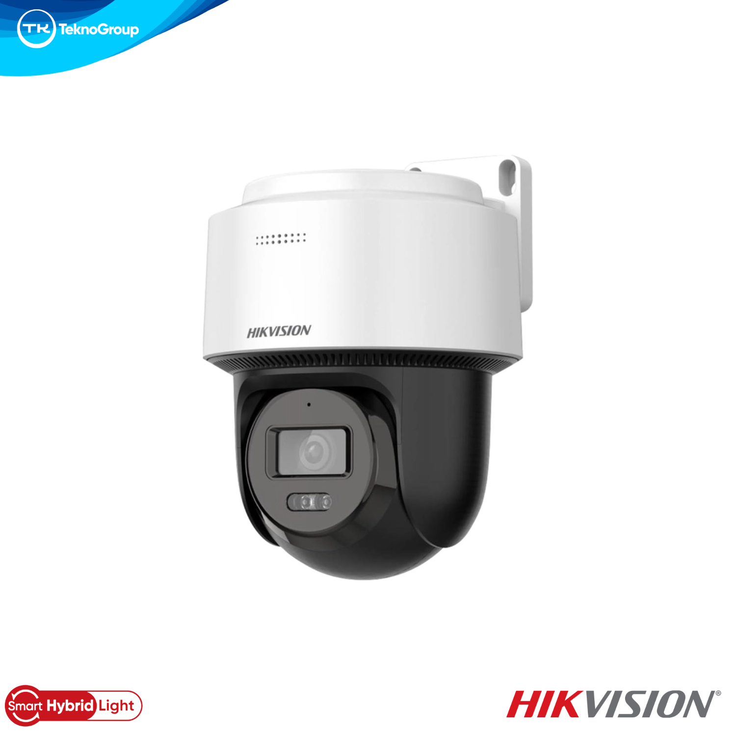 Cámara IP Domo Wi-Fi 6 4MP Hikvision DS-2DE2C400MWG/W 2.8mm - Smart Hybrid Light 25m, Audio 2 Vías, MicroSD 512GB, IP66