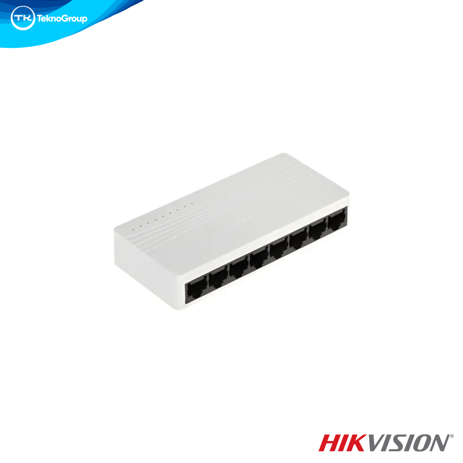 Switch No PoE No Administrable Hikvision DS-3E0108D-O - 8 Puertos Fast Ethernet, Diseño Compacto, Plug & Play