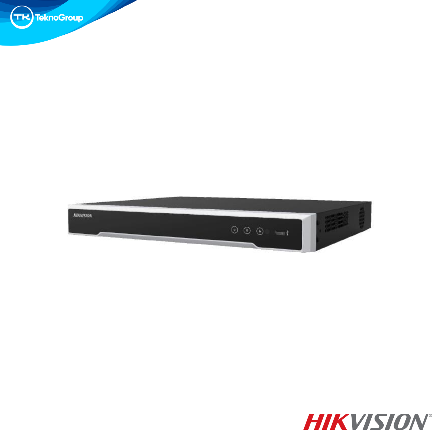 NVR Grabador IP 16 Canales Hikvision DS-7616NI-Q2 4K Hasta 8MP Doble Bahía HDD H.265+