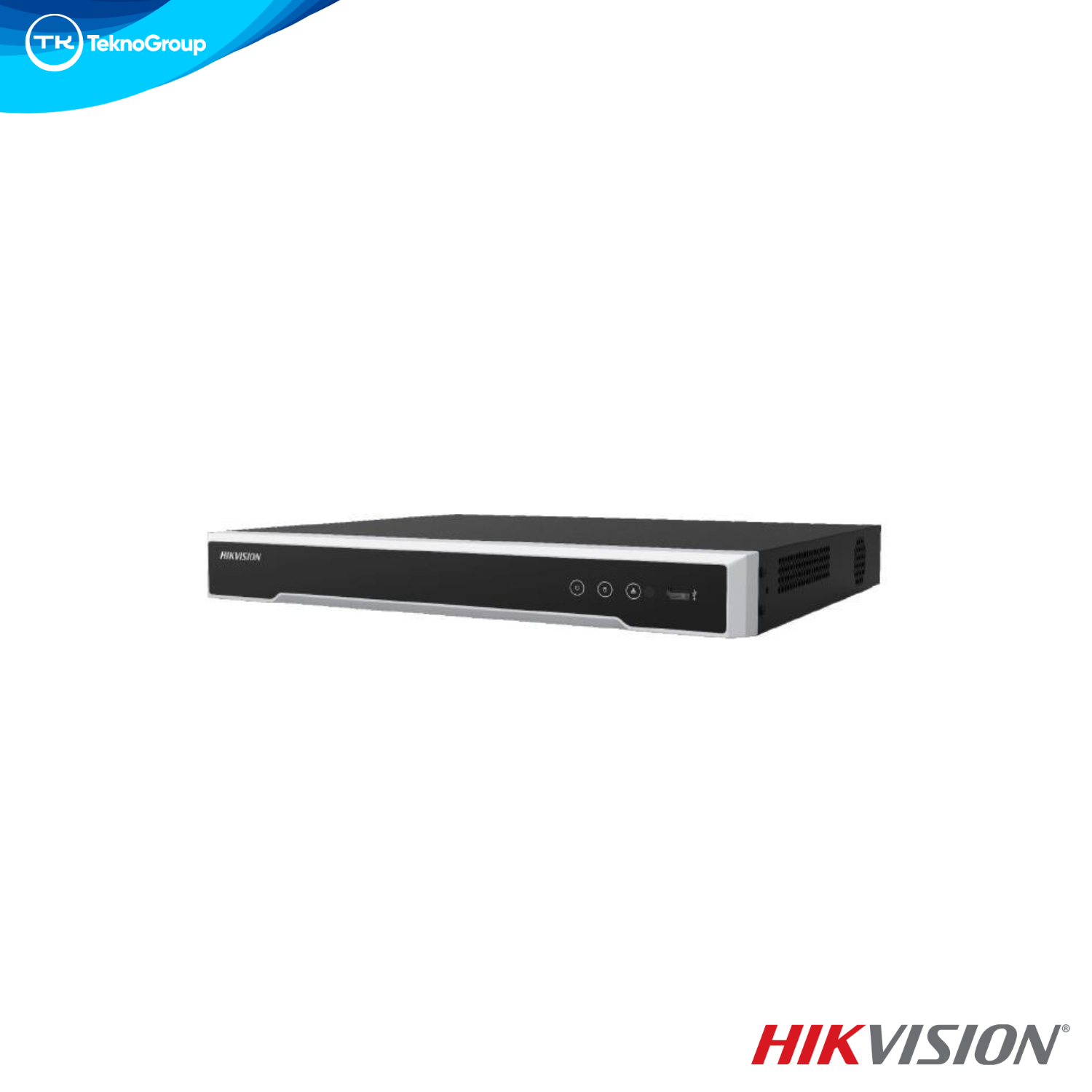 NVR Grabador IP 16 Canales 16 PoE Hikvision DS-7616NI-Q2/16P 4K Hasta 8MP Doble Bahía HDD H.265+