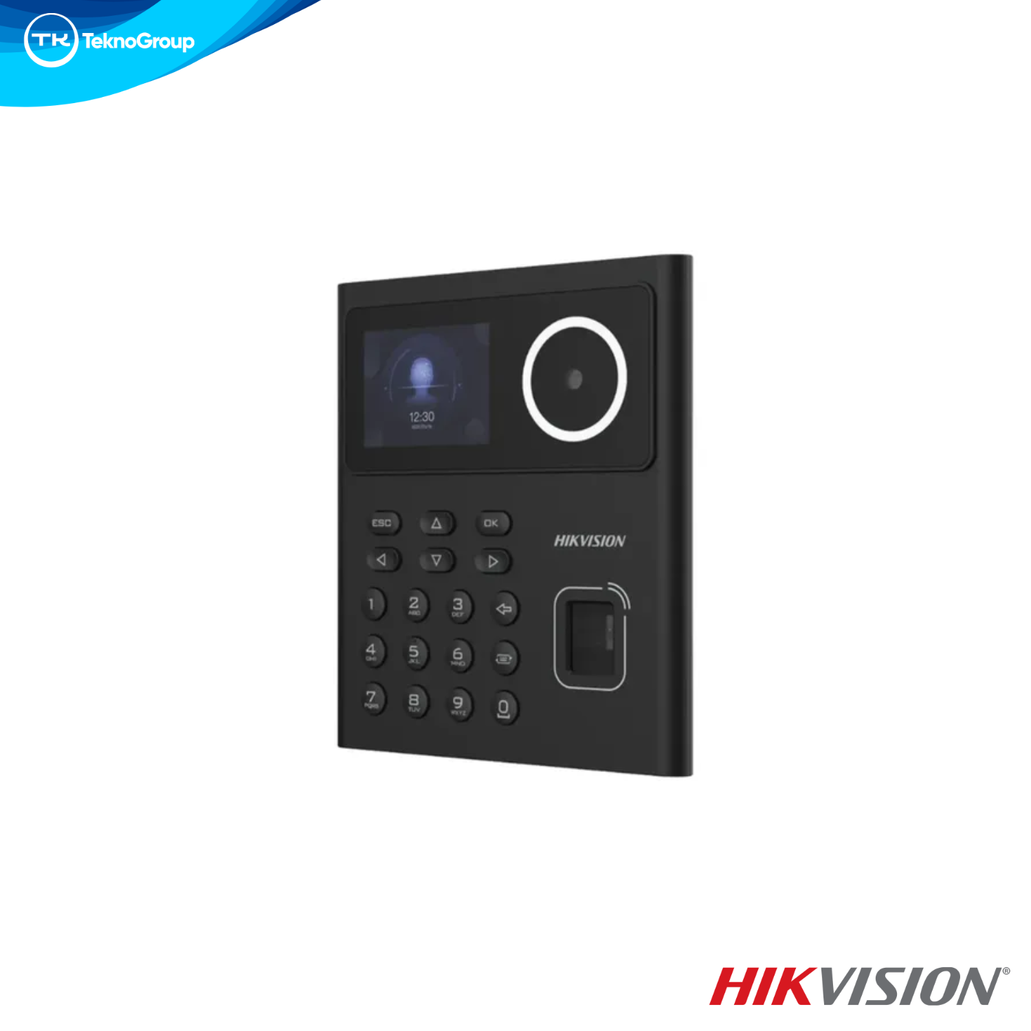 Control de Acceso Autónomo Facial Huella Mifare Hikvision DS-K1T320MFWX - Pantalla 2.4", Wi-Fi, LAN, 500 Rostros