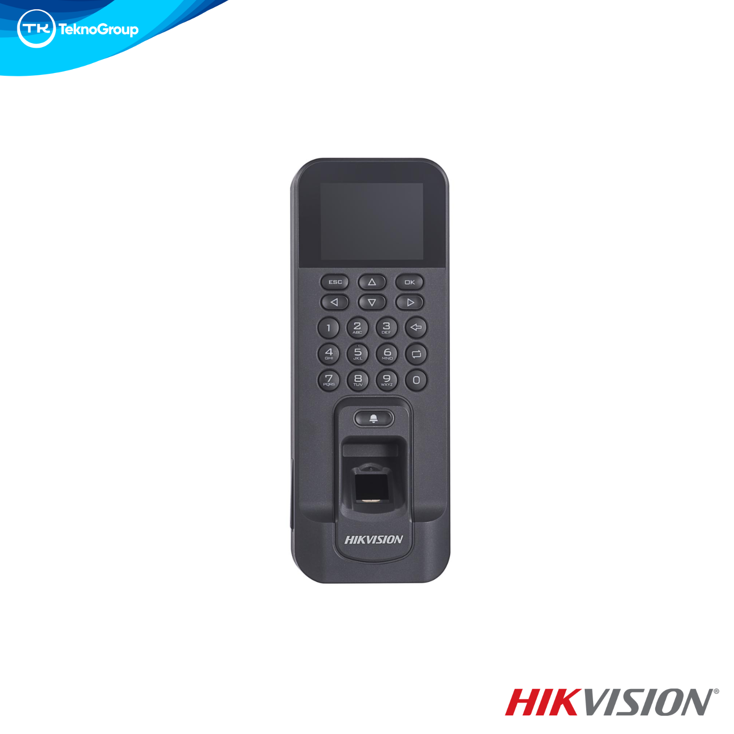 Control de Acceso Autónomo Biométrico Huella Mifare Hikvision DS-K1T804AMF - Pantalla 2.4", Wi-Fi, LAN, 3000 Usuarios