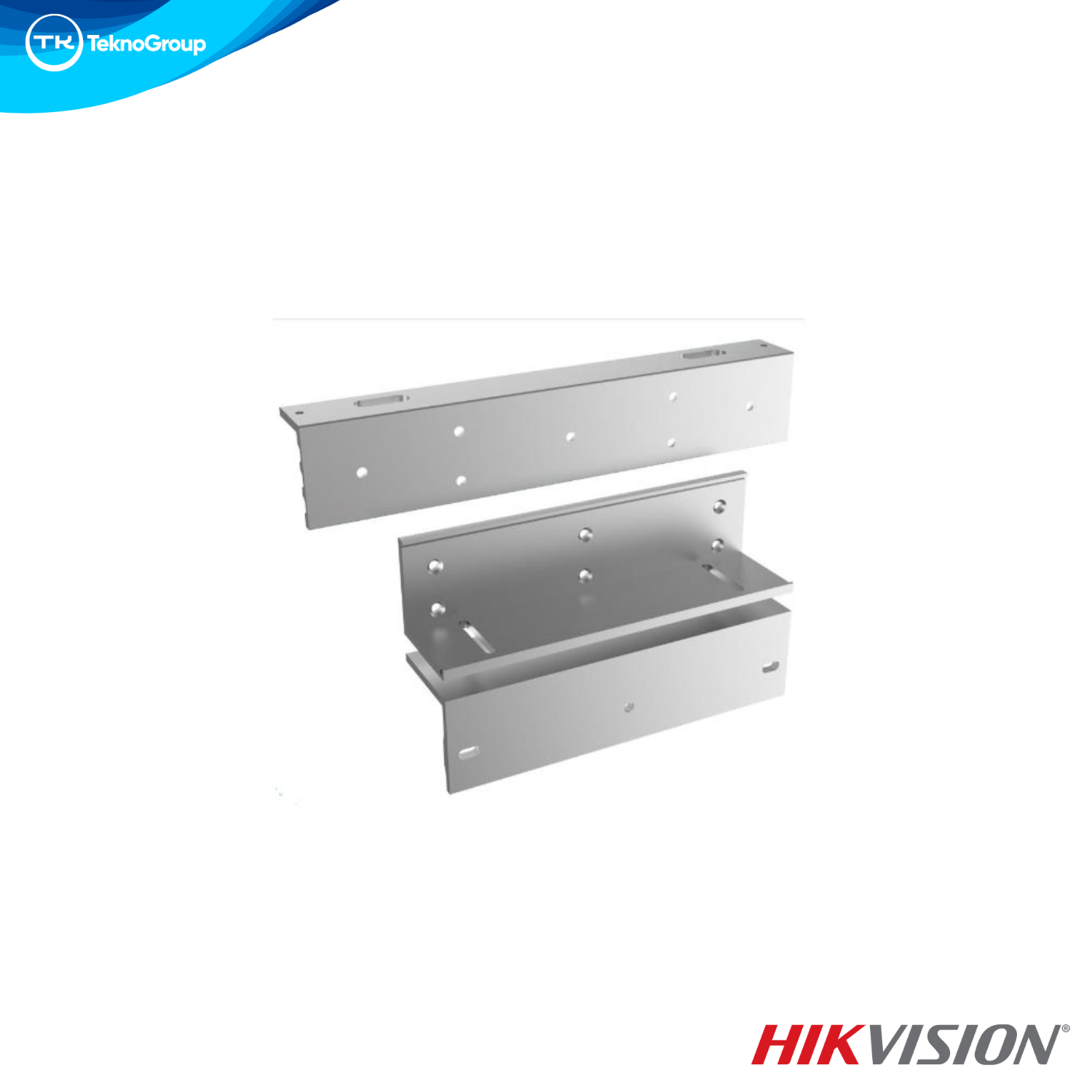 Soporte en "Z" y "L" Hikvision DS-K4H255-LZ - Para Electrosimán DS-K4H255S, 600 Lbs / 272 Kg