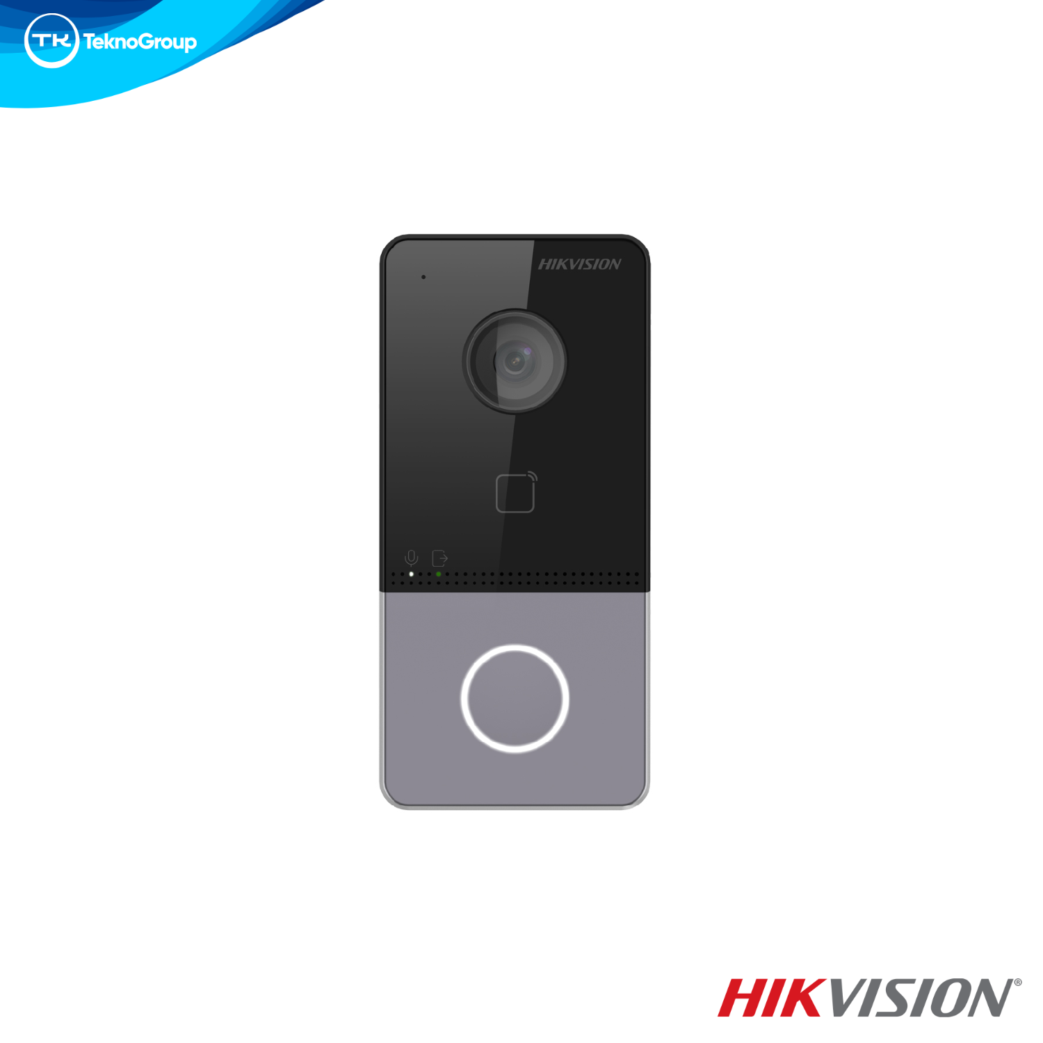 Frente de Portero IP Hikvision DS-KV6113-WPE1 - Exterior, PoE, Wi-Fi, LAN, 2MP, Audio 2 Vías, IP65