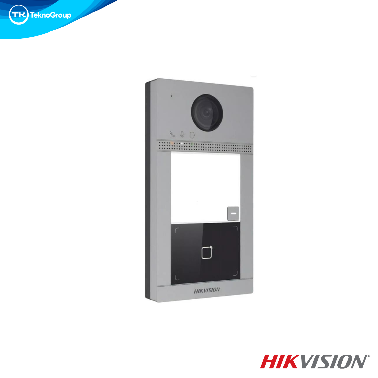 Frente de Portero IP Hikvision DS-KV8113-WME1 - Exterior, PoE, 2MP, Audio 2 Vías, IP65 & IK08, Wi-Fi