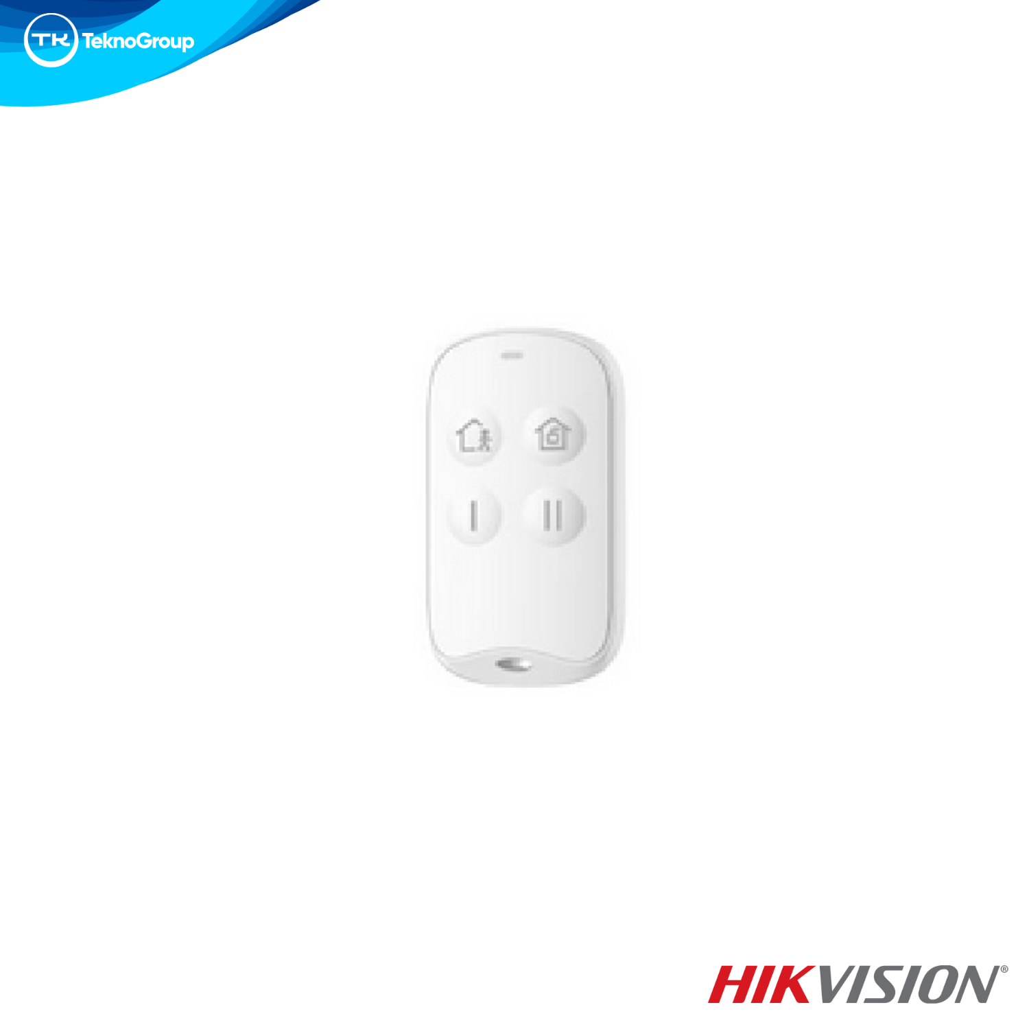 Control Remoto Inalámbrico AX Home AX PRO Hikvision DS-PKF201-WB(O-STD) - 4 Botones, Alcance 500m
