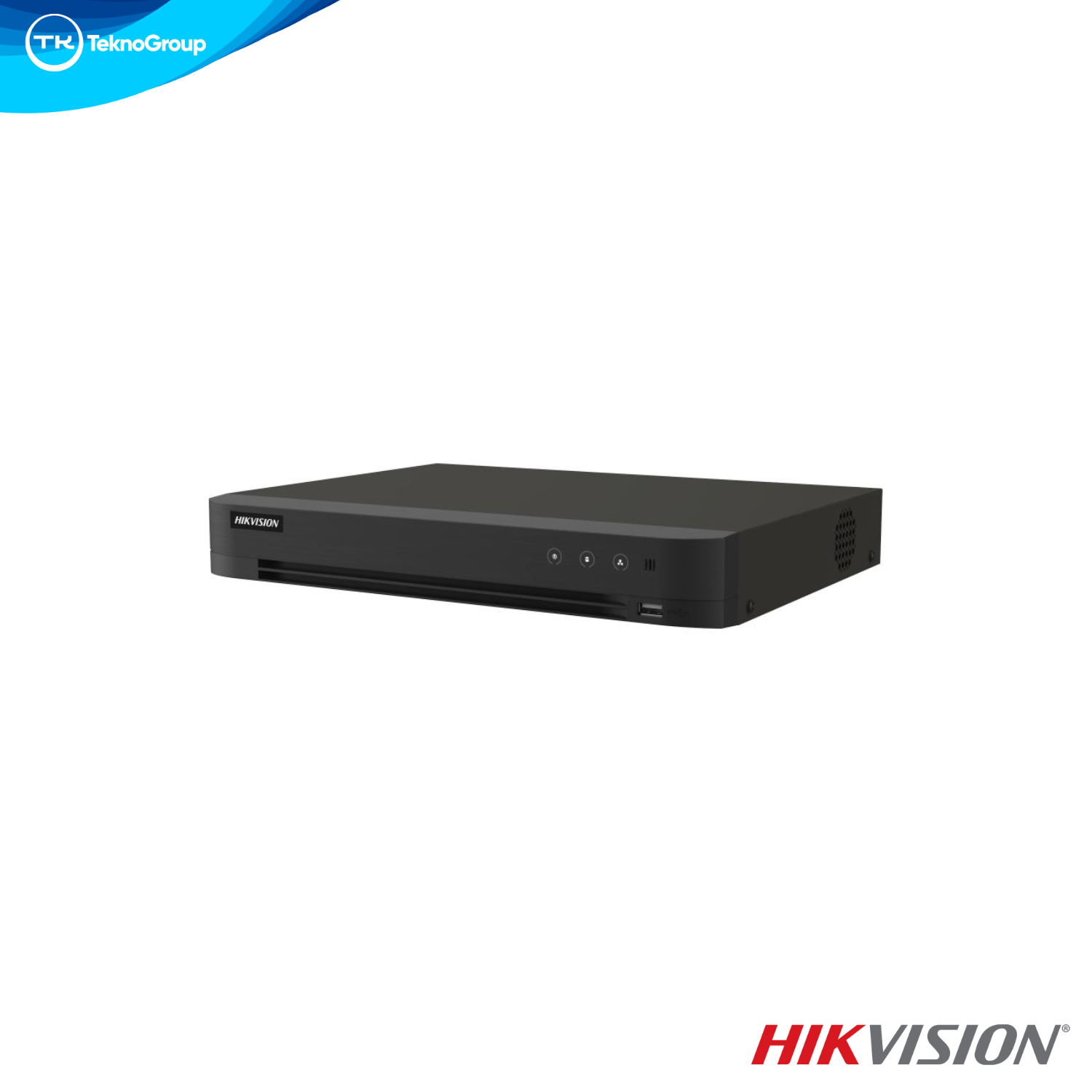 DVR 16 Canales AcuSense Penta-Híbrido Hikvision iDS-7216HQHI-M1/XT - H.265 Pro+, Hasta 6MP, 1 HDD 12TB