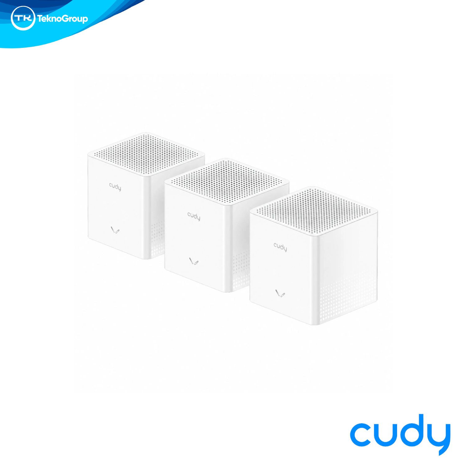Sistema Mesh Wi-Fi 6 AX3000 Cudy M3000S 3-Pack - Kit 3 Nodos, Puertos Gigabit, HE160, WPA3, VPN y Roaming Continuo