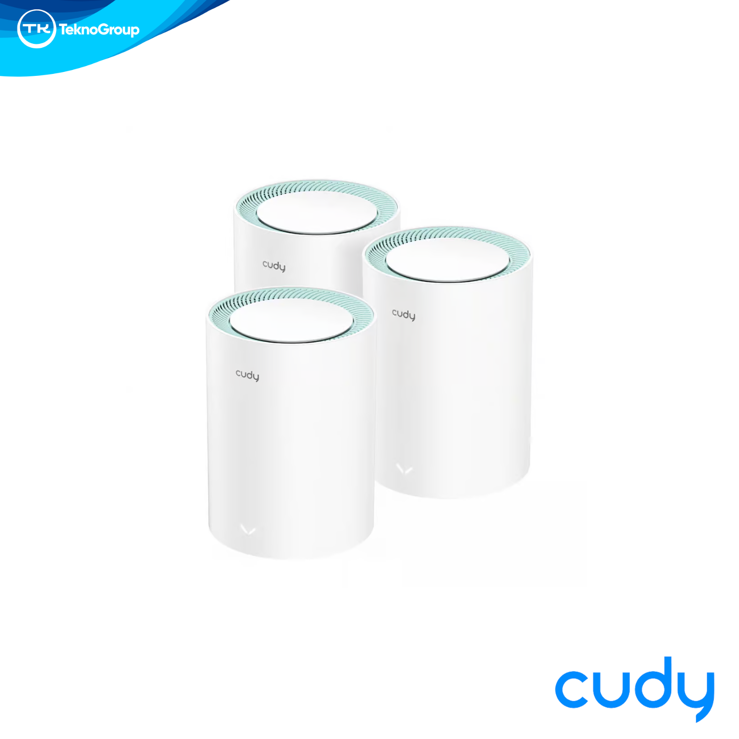 Sistema Mesh Wi-Fi 7 BE3600 Cudy M3600 3-Pack - Kit 3 Nodos, 3 Puertos Gigabit, MLO, 4K-QAM, WPA3 y Roaming Continuo