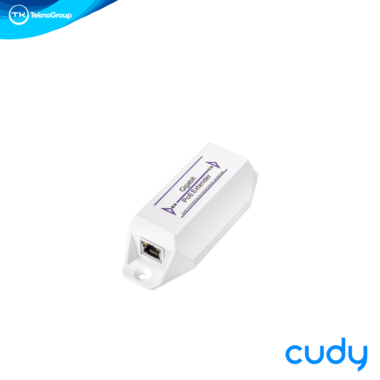 Inyector PoE+ Gigabit 30W Cudy POE10 con DIP Switch - IEEE 802.3at/af, Puertos 1000Mbps, Auto-Sensing, 100m y Fuente AC
