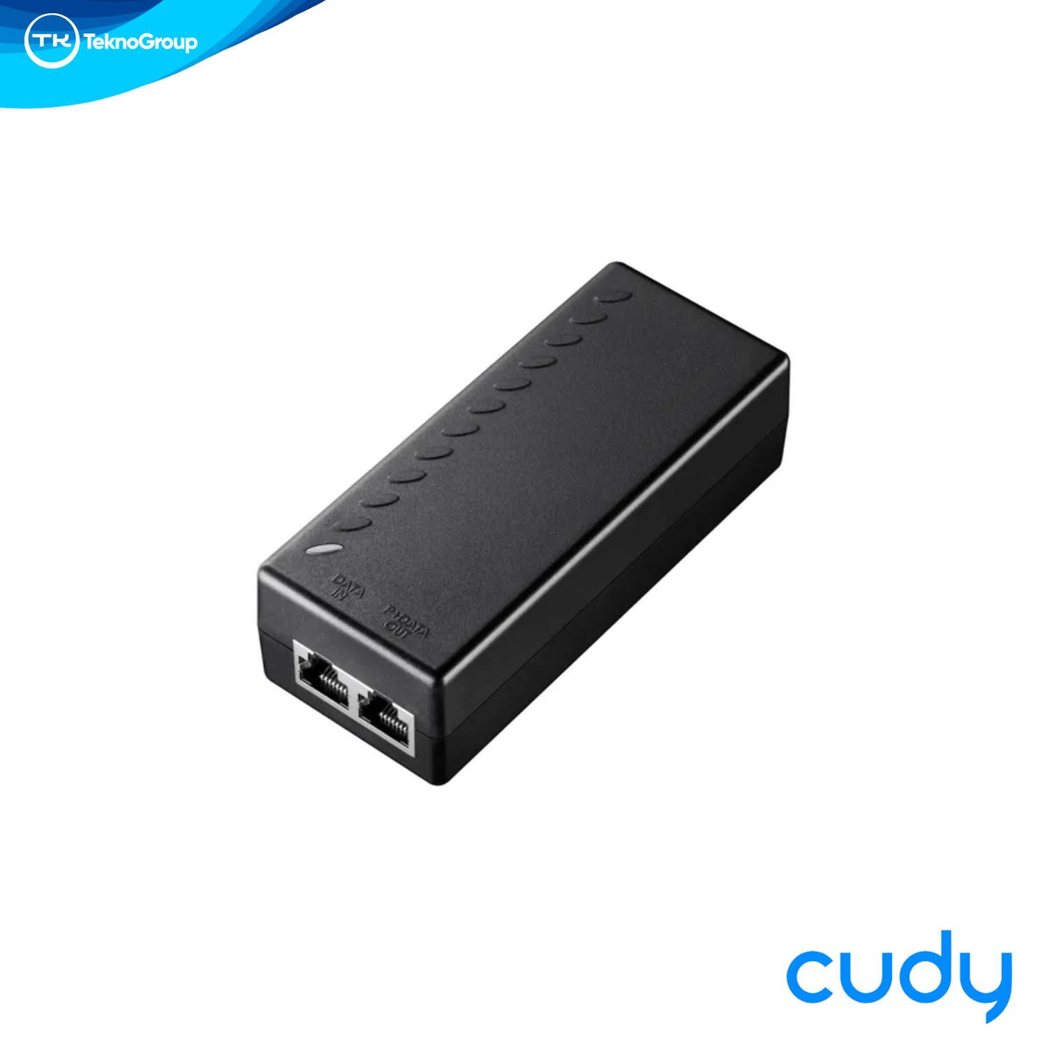 Inyector PoE+ Gigabit 30W Cudy POE200 54V - IEEE 802.3at/af, Puertos 1000Mbps, Auto-Sensing, Fuente Interna y 100m