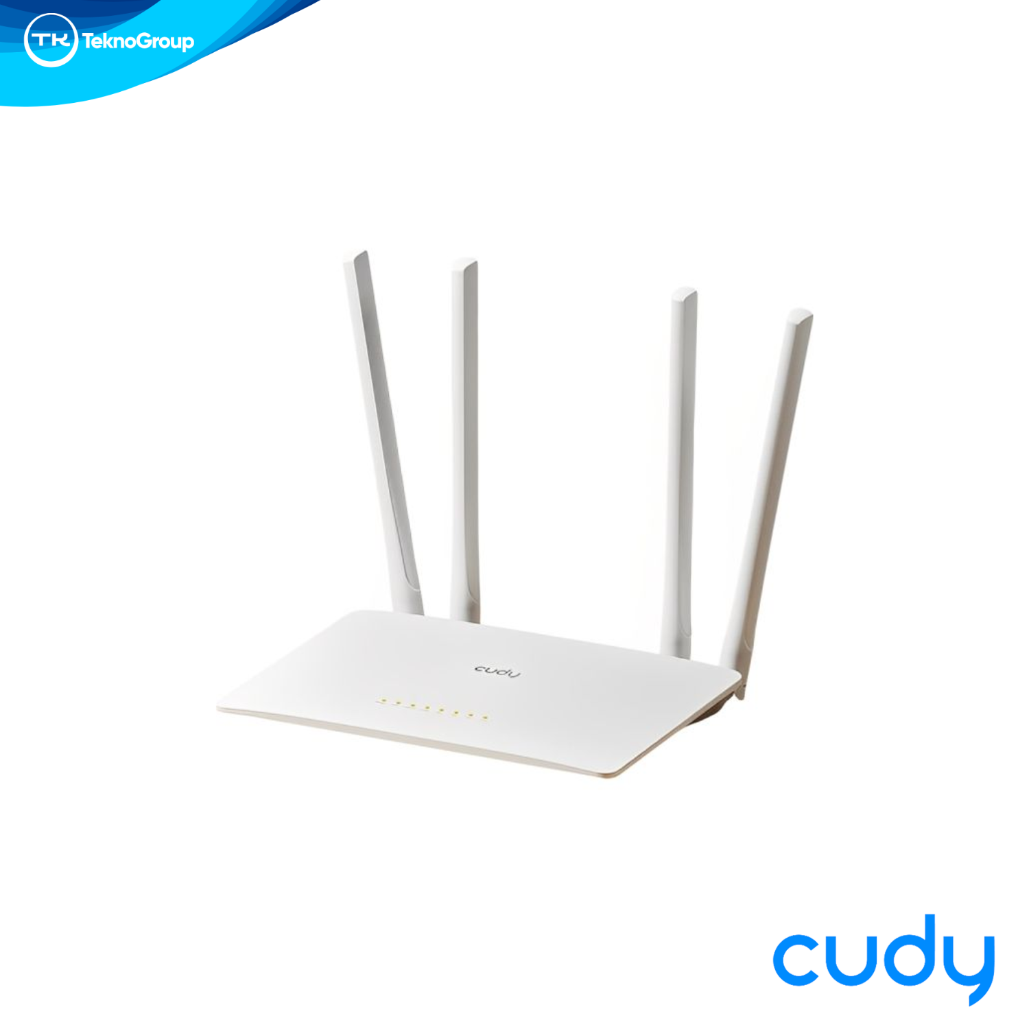Router Wi-Fi N300 Cudy WR300S 300Mbps - 1 Puerto WAN 4 Puertos LAN 10/100, 4 Antenas 5dBi, Modos 5 en 1 y WISP